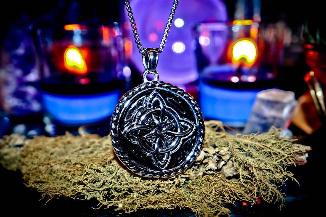 Celtic Pagan Witchcraft Djinn Amulet! Attract Wealth and Manifest Abundance