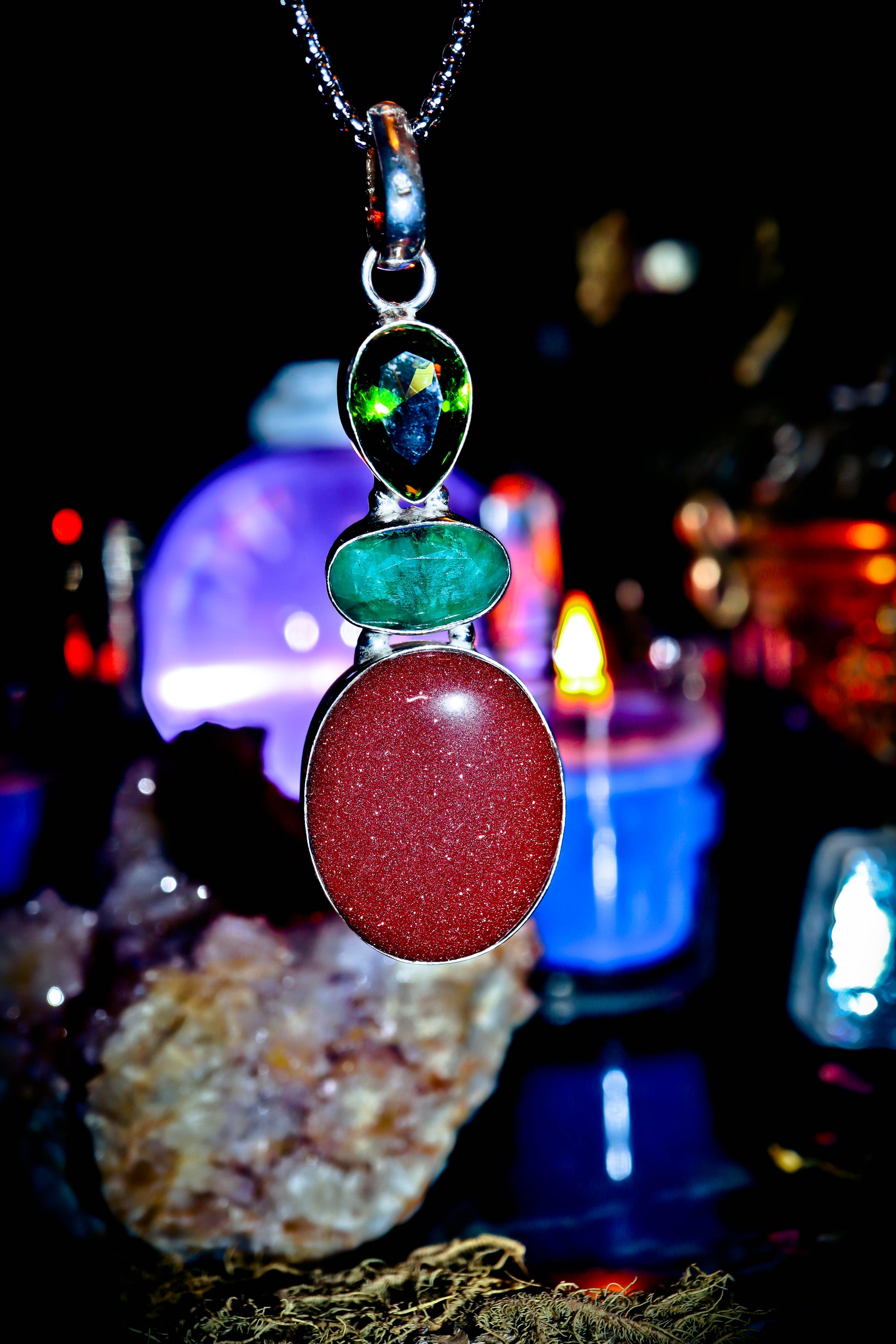 Haunted Famous Witch Haunted Phylum Genie Priestess Jinniyah Djinn of Luxury Wealth! Money and Riches! Pagan Magick New Age Witchcraft Occult Magic Spells Spirits Necklace