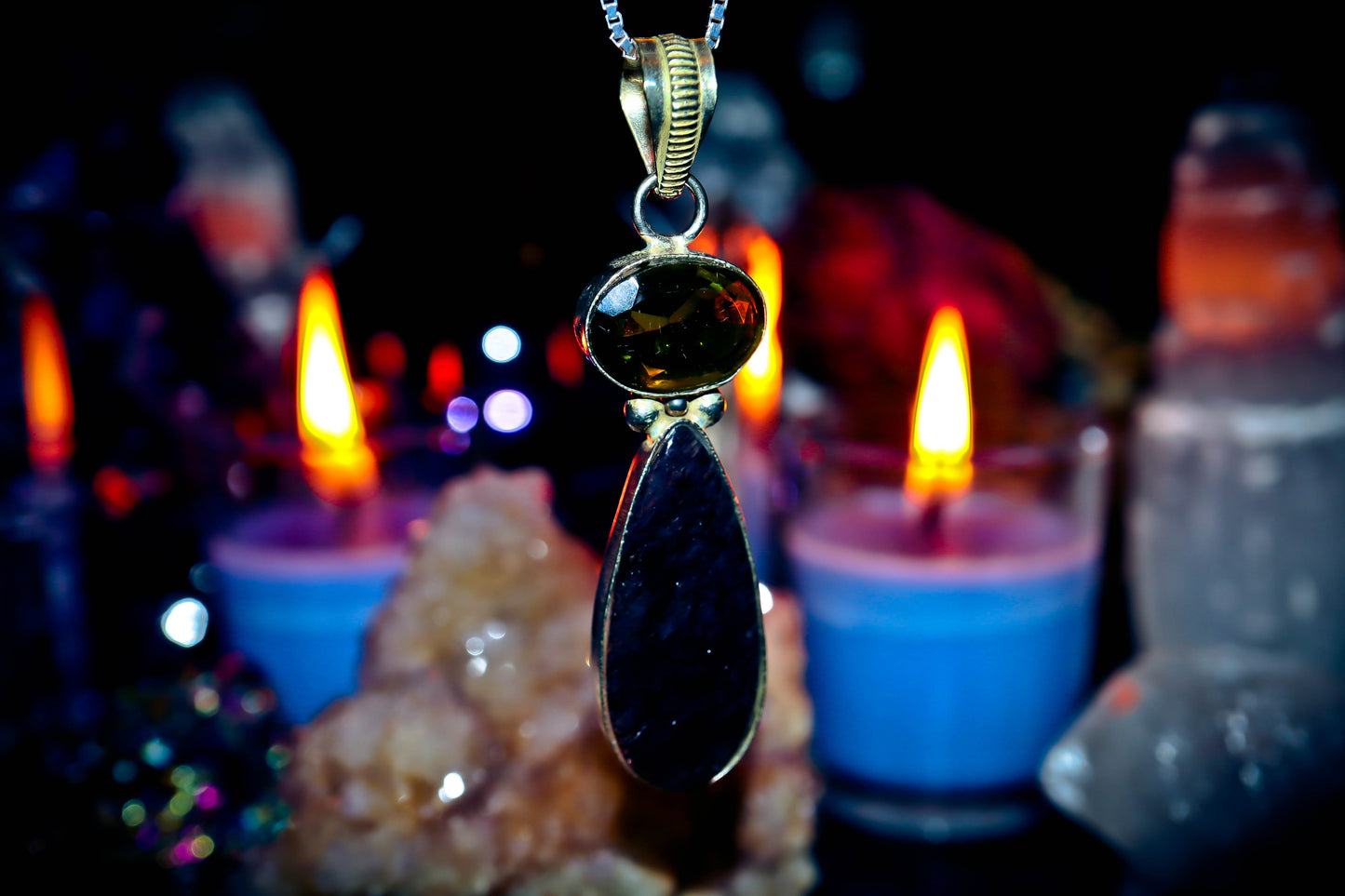 Haunted Master Alchemist Goddess of Eternal Wealth pendant necklace