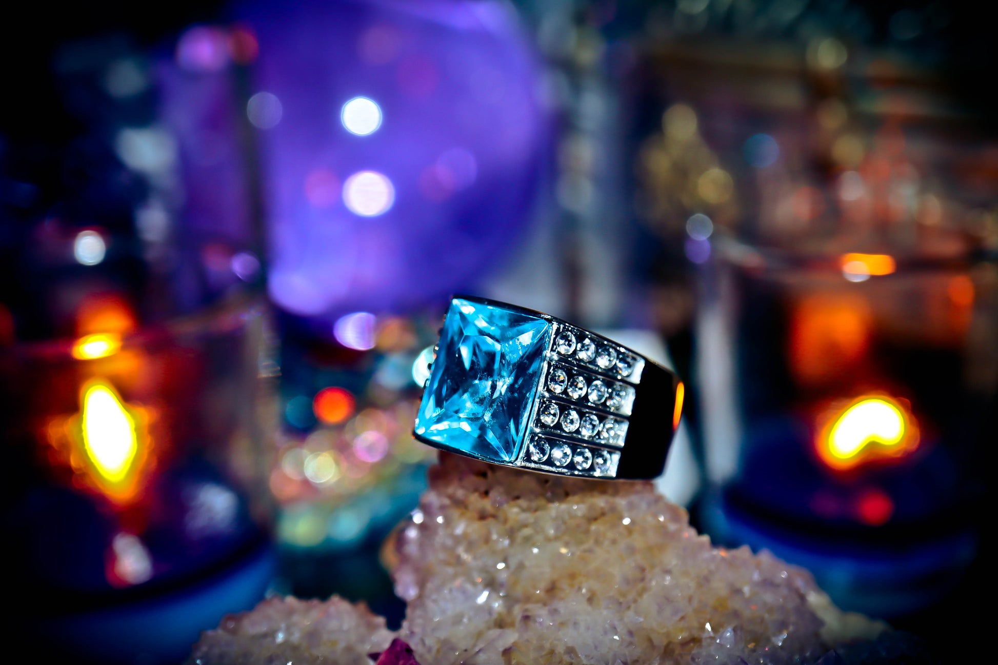Atlantis Moon Dragon Spirit Djinn Genie Ring