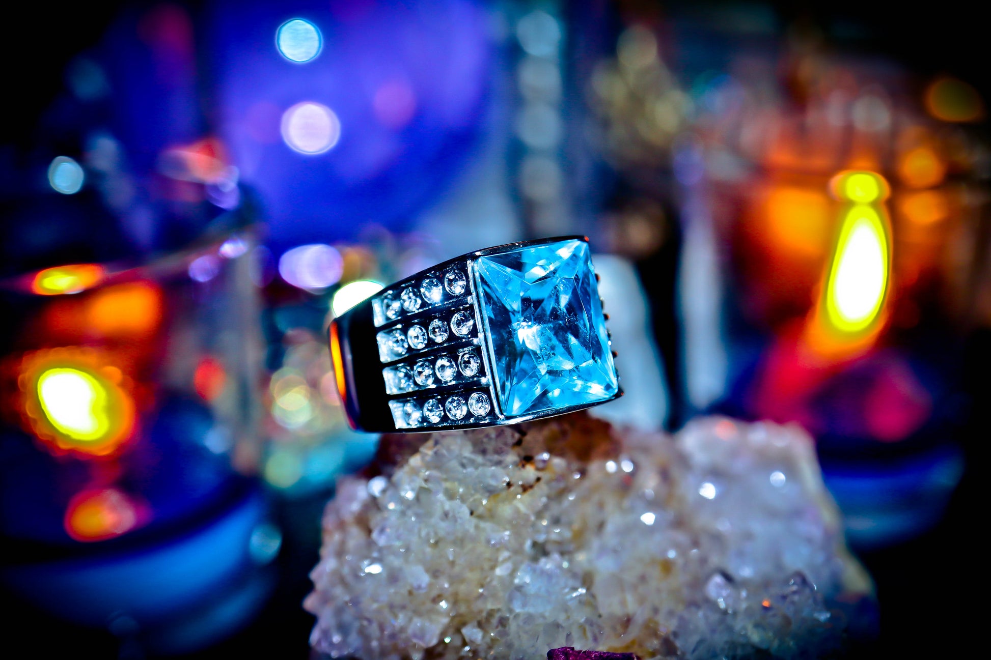 Atlantis Moon Dragon Spirit Ring