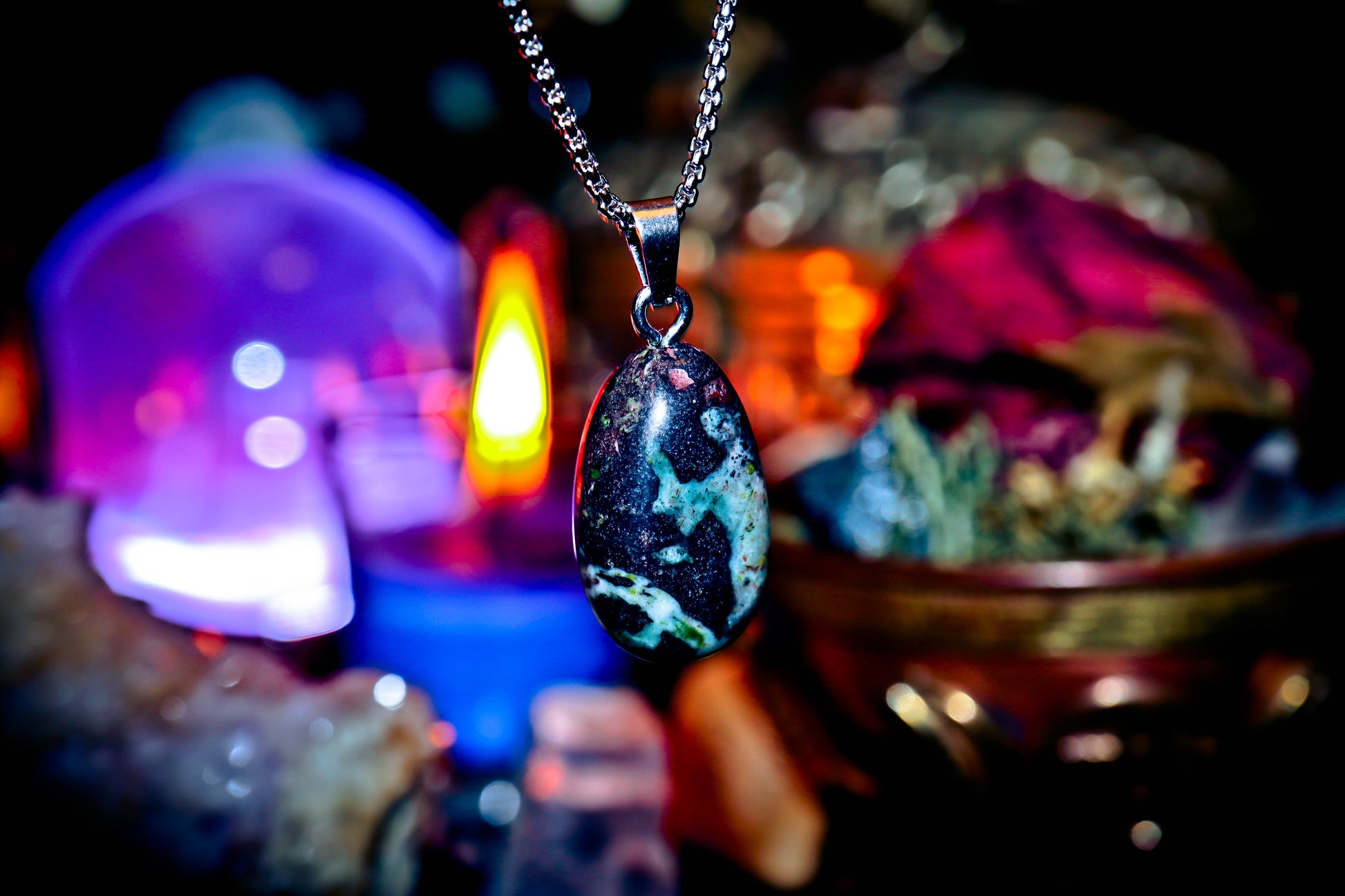 Haunted Pendant Purification Spell Banish Negative Energy White Magick Witch Spells Spirits