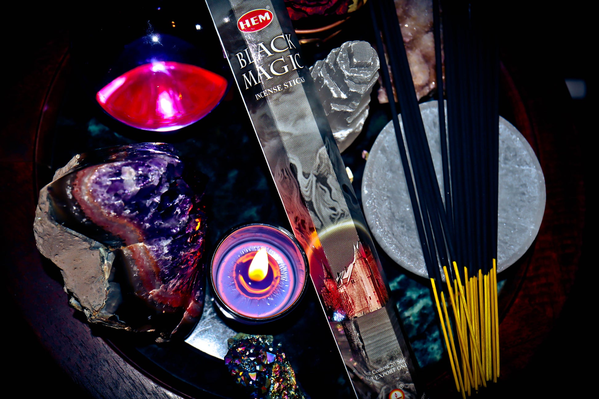 Witchcraft Incense Bundle! Black Magick Occult Witch Spells incense for Djinn Genies!