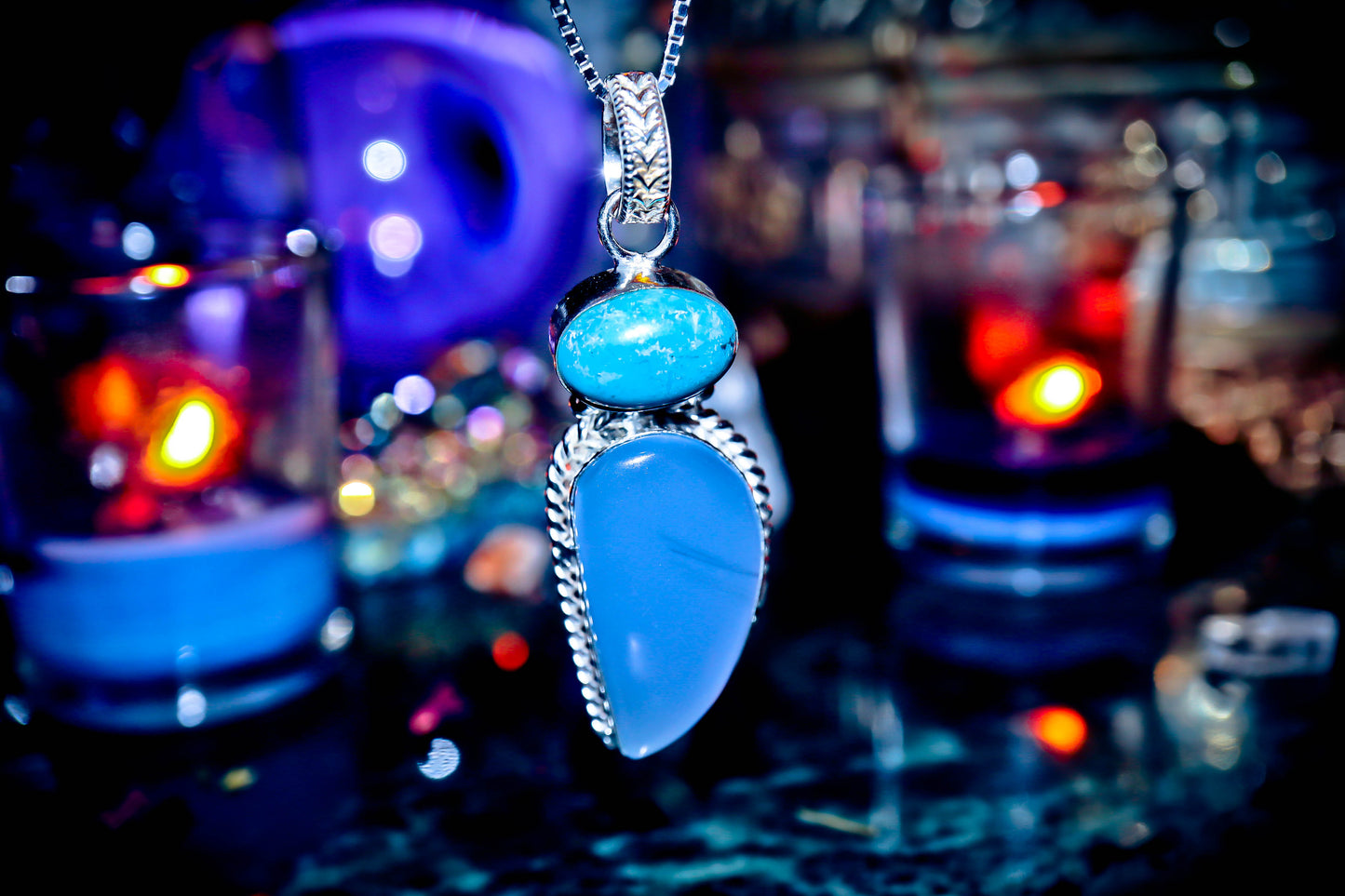 ATLANTIS Mermaid & Merman Shapeshifting Aura Transformation Crystal Gemstone Amulet! Sacred Energy, Healing, Joy, Abundance, Wisdom!