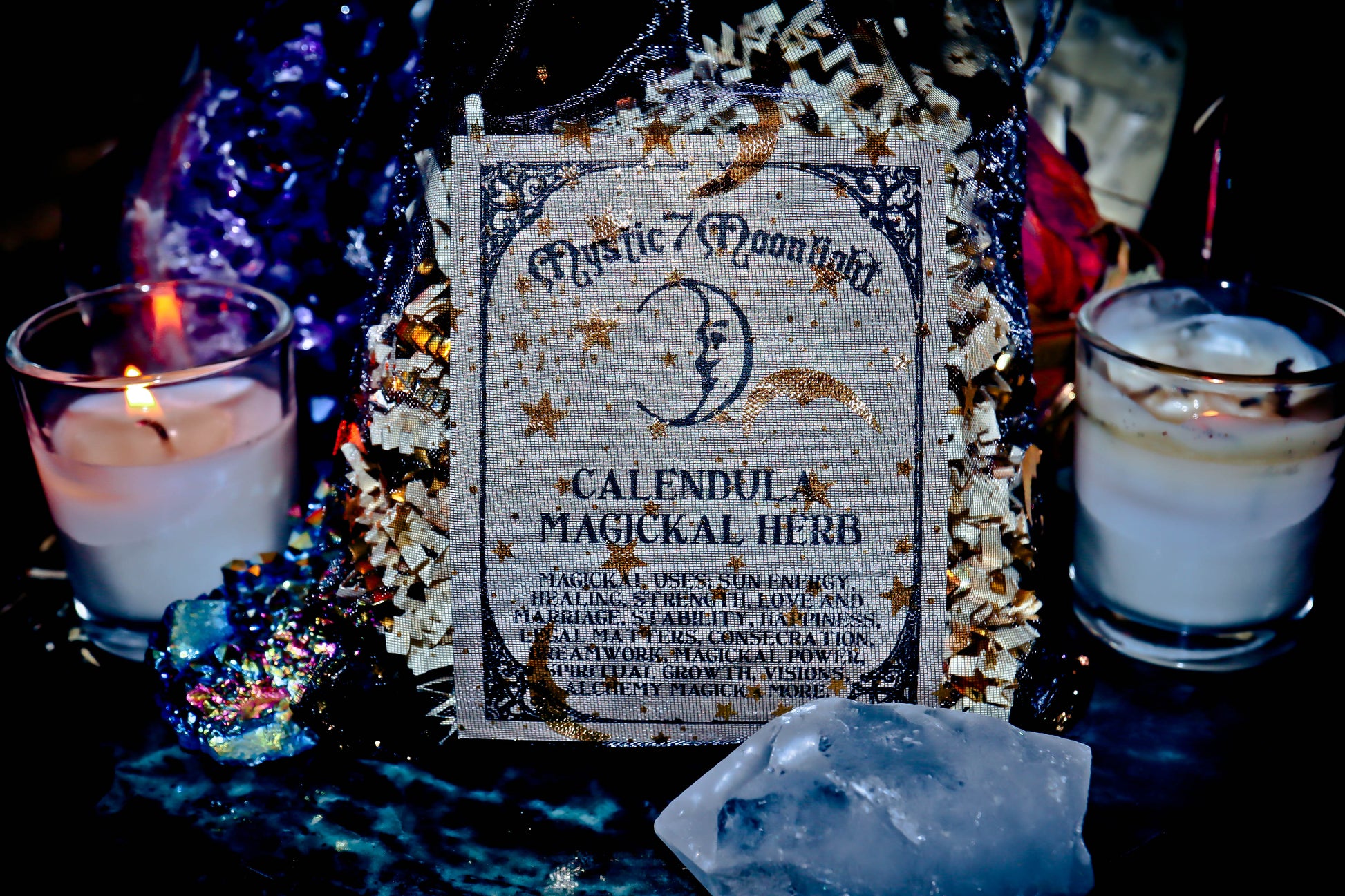 CALENDULA Magickal Spellcast Herb ~ Spirit Offering, Amplify Blessings!