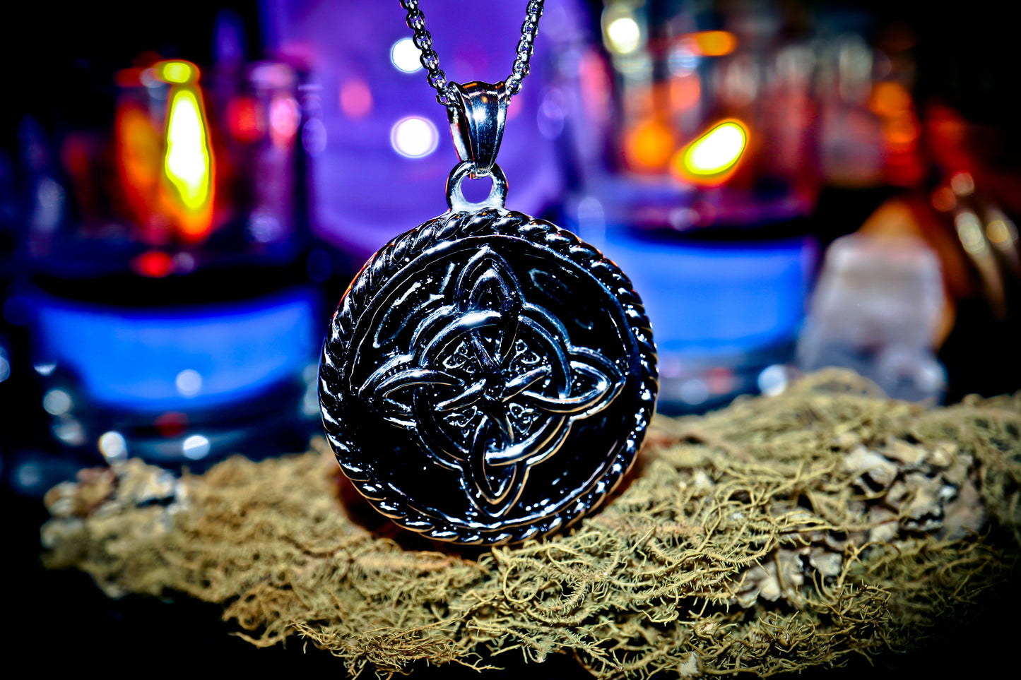 Celtic Pagan Witchcraft Djinn Amulet! Attract Wealth and Manifest Abundance ~ Haunted Wealth Generator Pendant ~ POWERFUL
