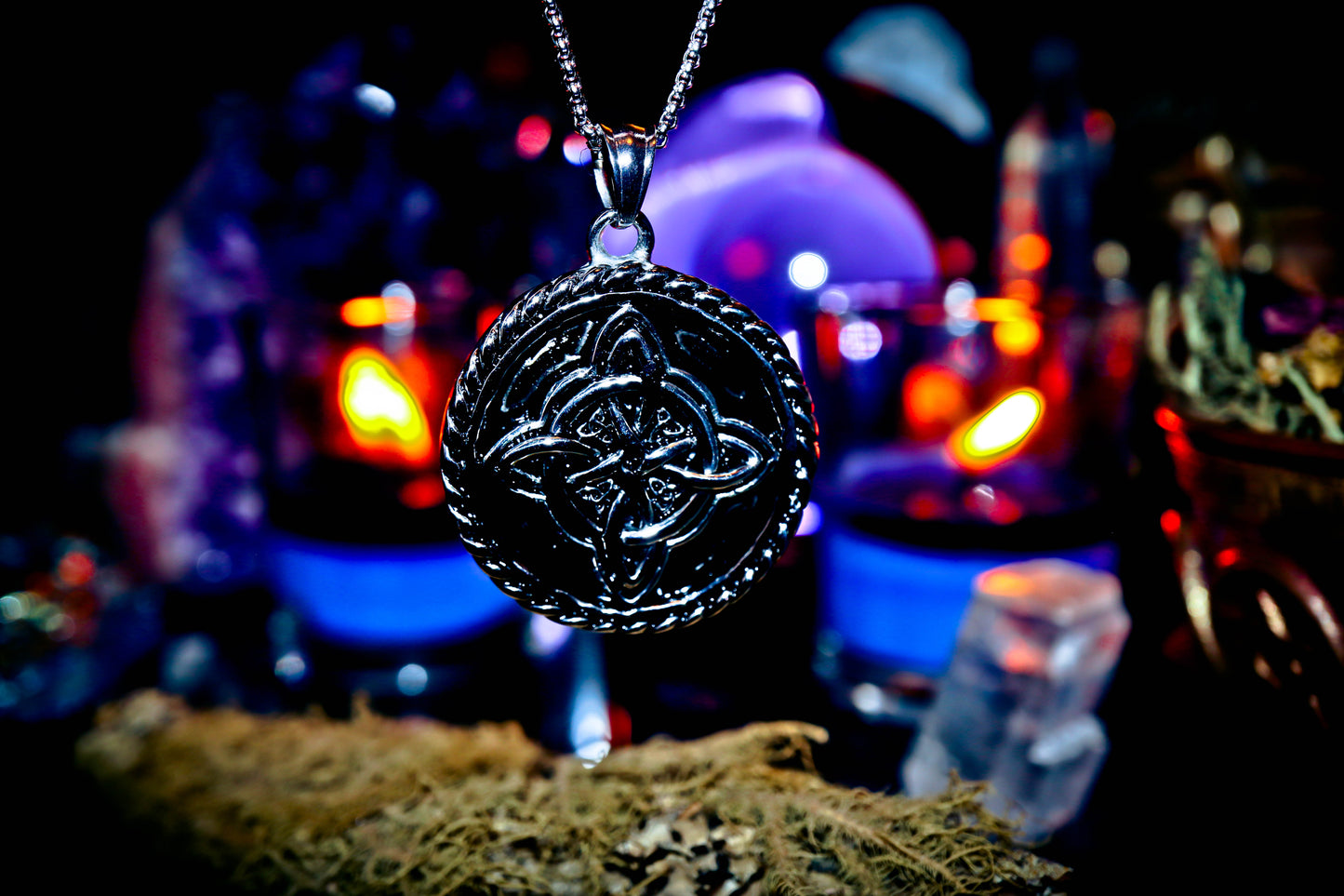 Celtic Pagan Witchcraft Djinn Amulet! Attract Wealth and Manifest Abundance ~ Haunted Wealth Generator Pendant ~ POWERFUL