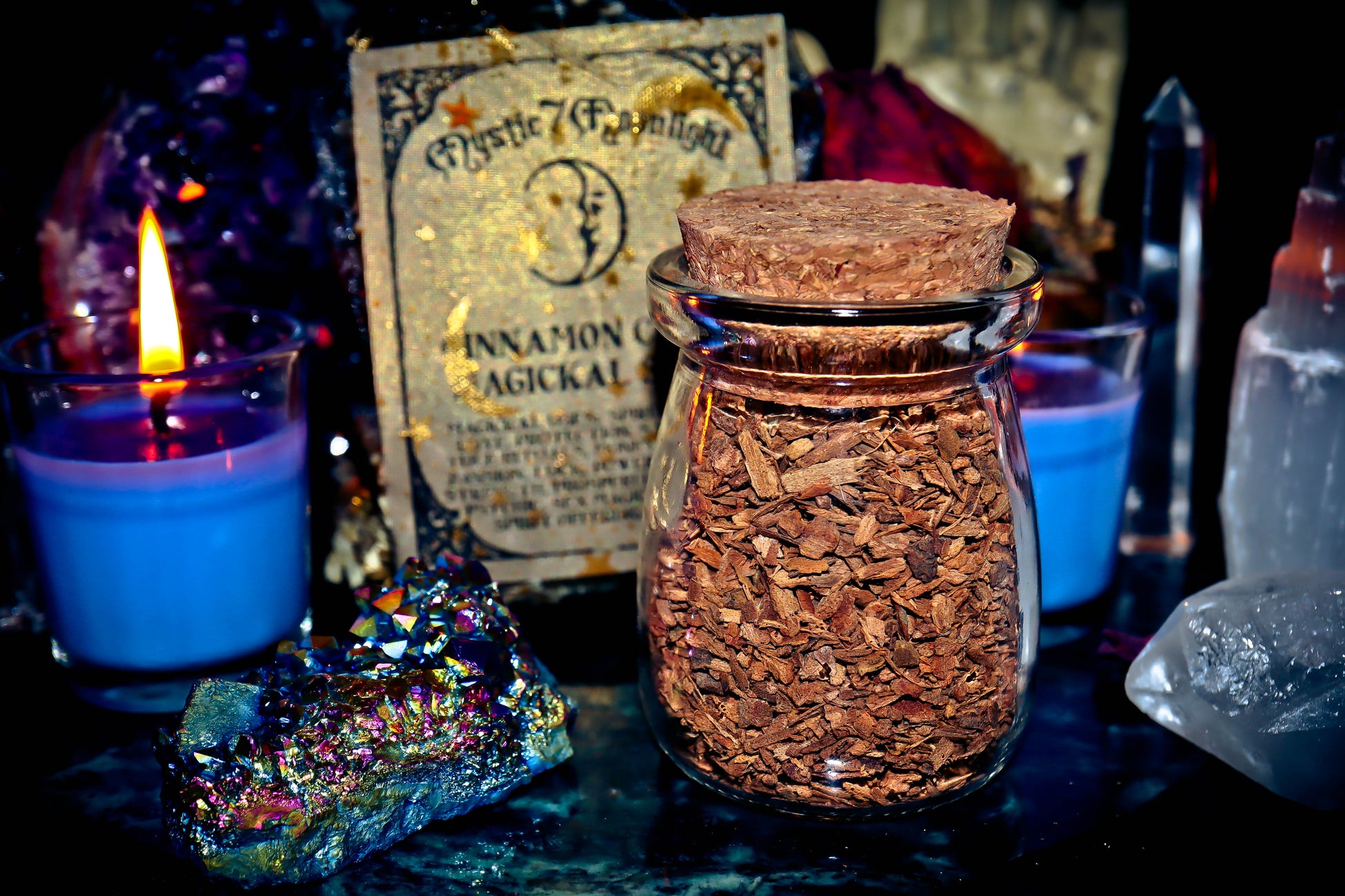 Sweet Cinnamon Magick Spice Ritual Herbs for Money Drawing & Wealth, Strength, Prosperity & More!
