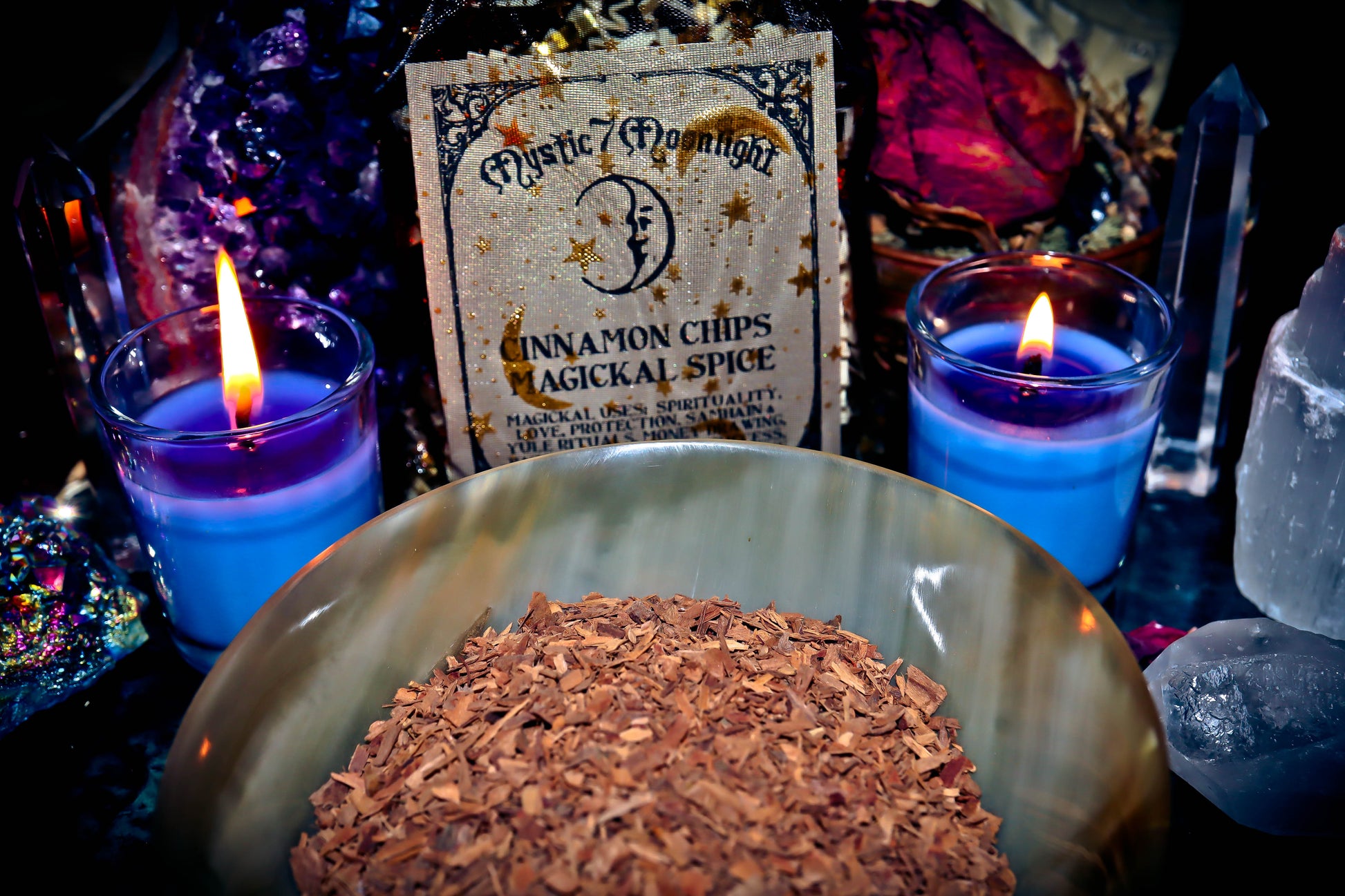 Sweet Cinnamon Magick Spice Ritual Herbs for Money Drawing & Wealth, Strength, Prosperity & More!
