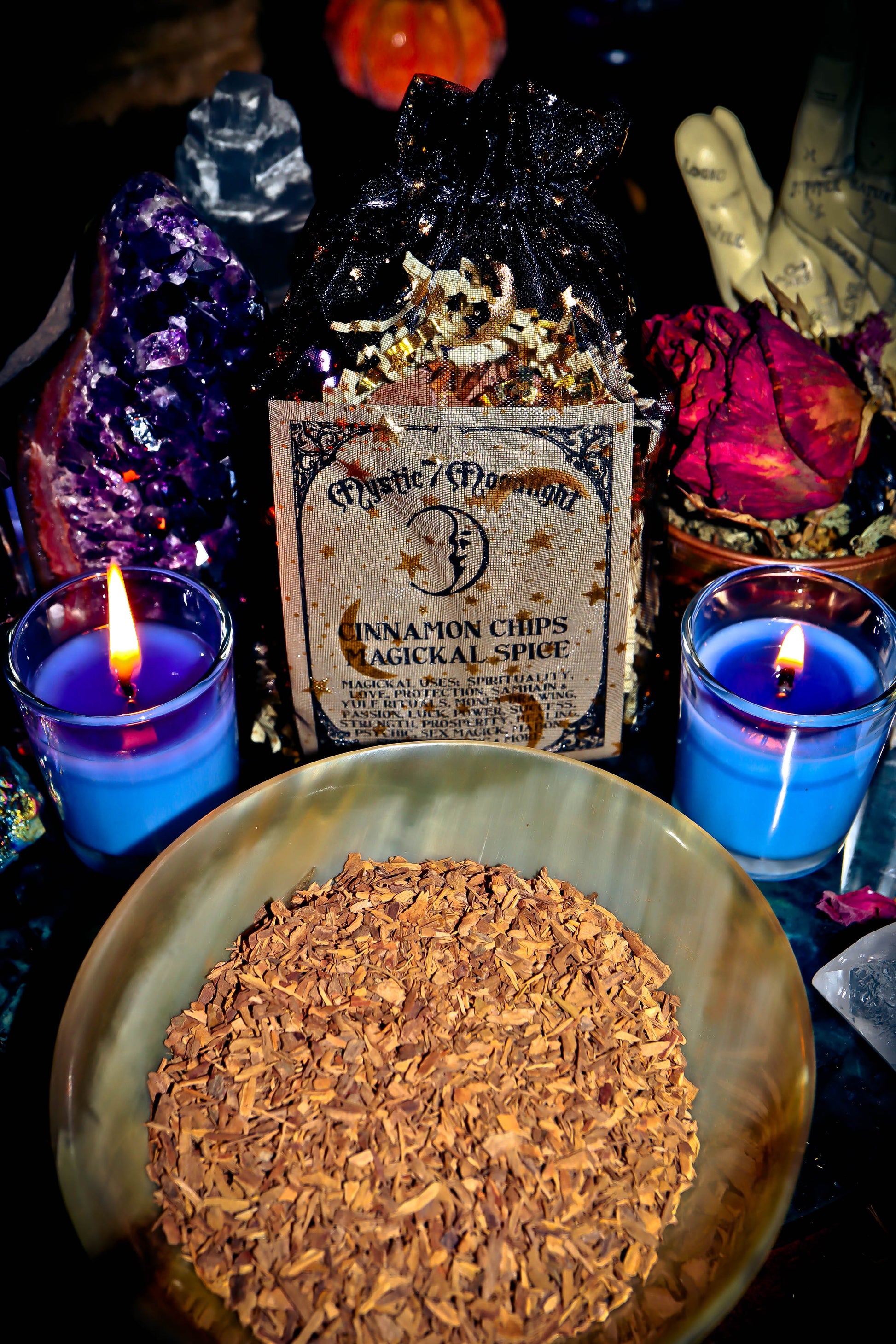 Sweet Cinnamon Magick Spice Ritual Herbs for Money Drawing & Wealth, Strength, Prosperity & More!