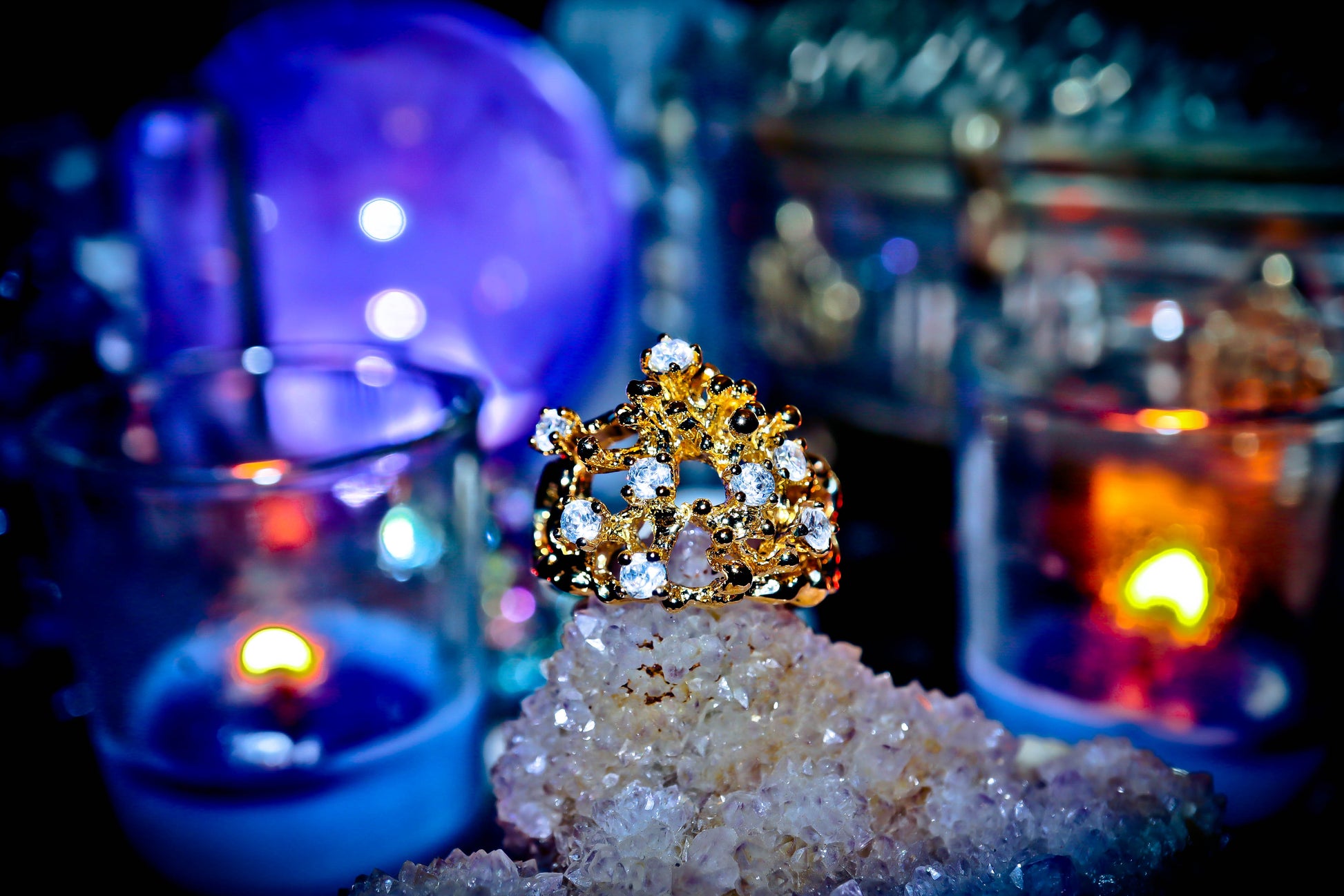 Witch Talisman Occult Wealth Good Luck and Abundance Witchcraft Spell Djinn Ring