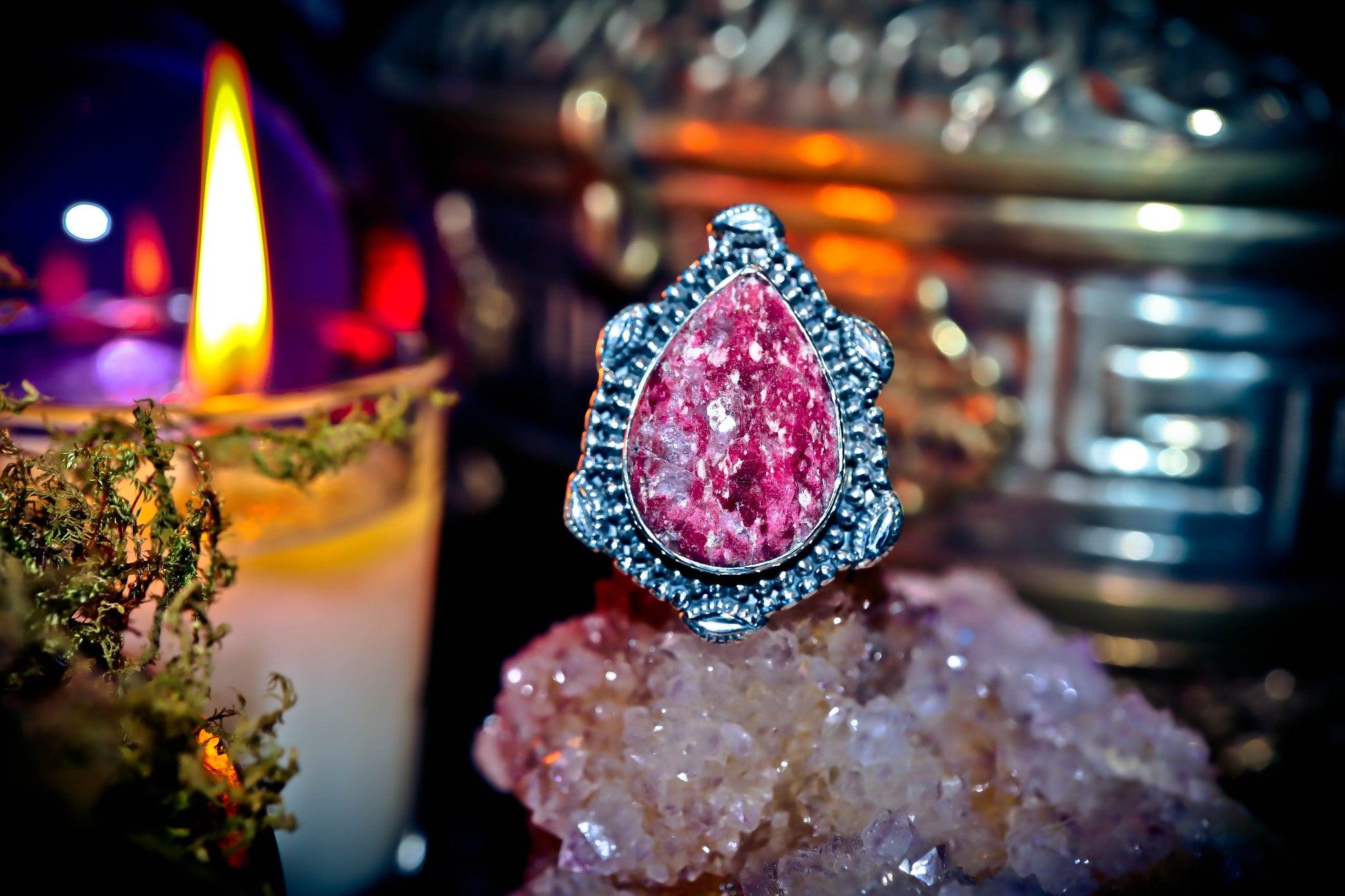 Haunted Voodoo Ring Evil Eye Protection Spell Witchcraft Talisman! Banish Curses and Hexes!