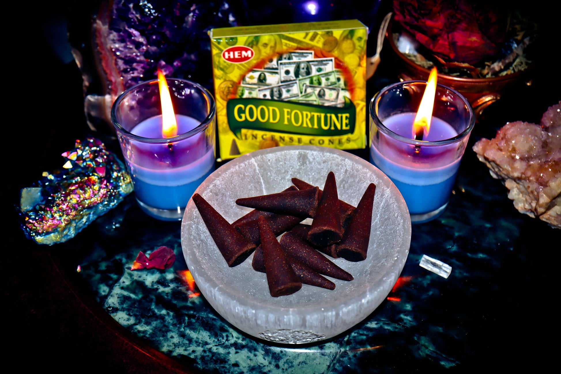 Witchcraft Incense Bundle! Good Fortune HEM incense! Magick Spells Djinn Spirits!