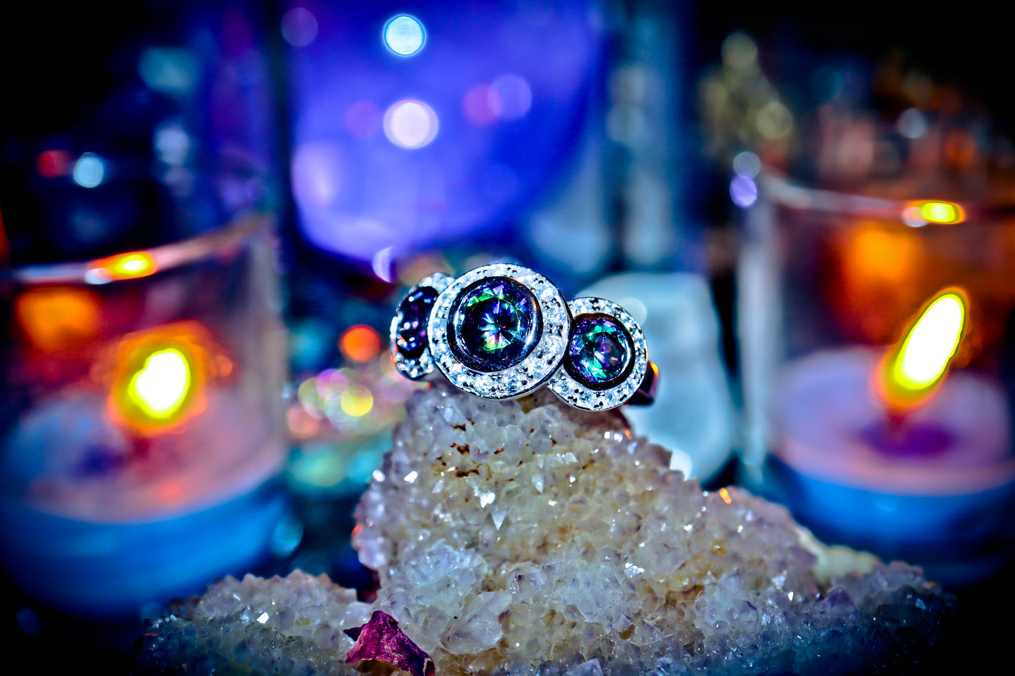 Haunted Ascended Masters Frequency Ring of Higher Consciousness Energy Spells Spirits