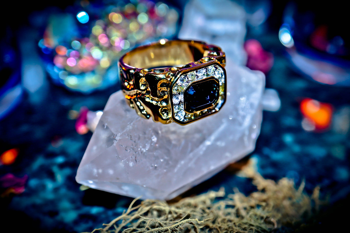 Merlin Djinn Ring Increase Intellect Boost IQ and Wealth