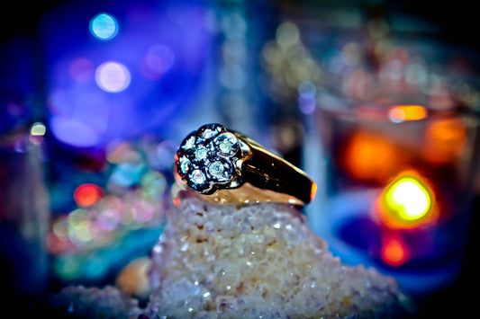 Haunted Golden Lemurian Spell Ring Talisman of Youth