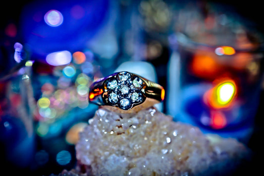 Haunted Golden Lemurian Spell Ring Talisman of Youth