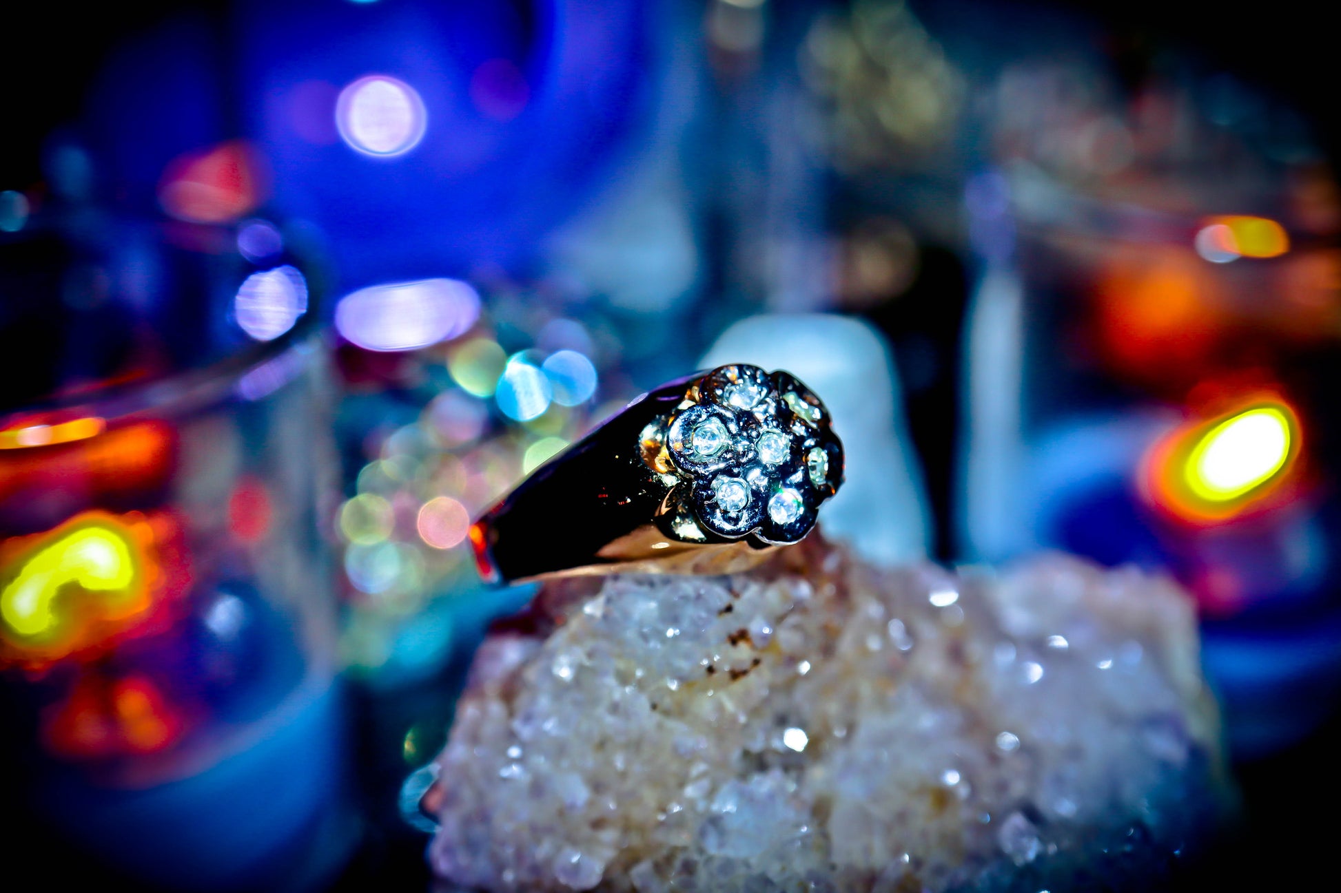 Haunted Golden Lemurian Spell Ring Talisman of Youth Witchcraft