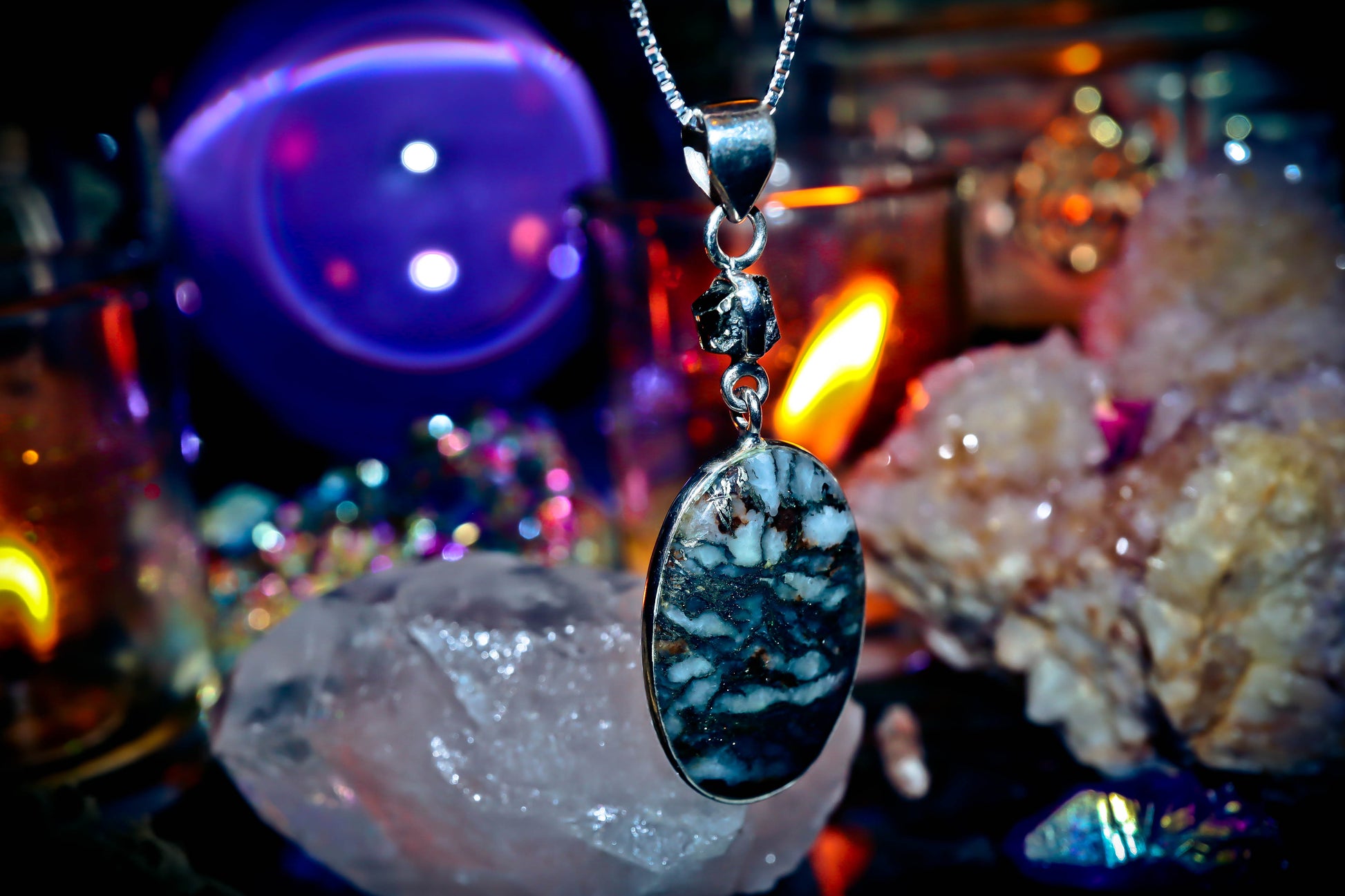 Witchcraft Talisman Haunted High Frequency Universal Wealth Codes of Merlin Djinn Amulet Pendant!