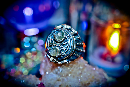 Master High Frequency Vintage Occult Secret Society Djinn Ring