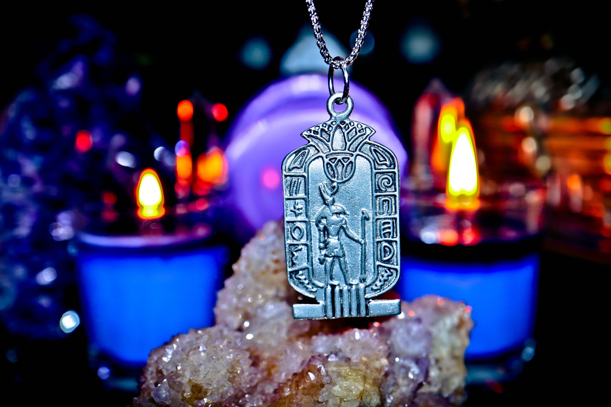 Haunted Horus Egyptian Djinn Genie Amulet Witchcraft Occult New Age Jewelry Spells Spirits Money Success