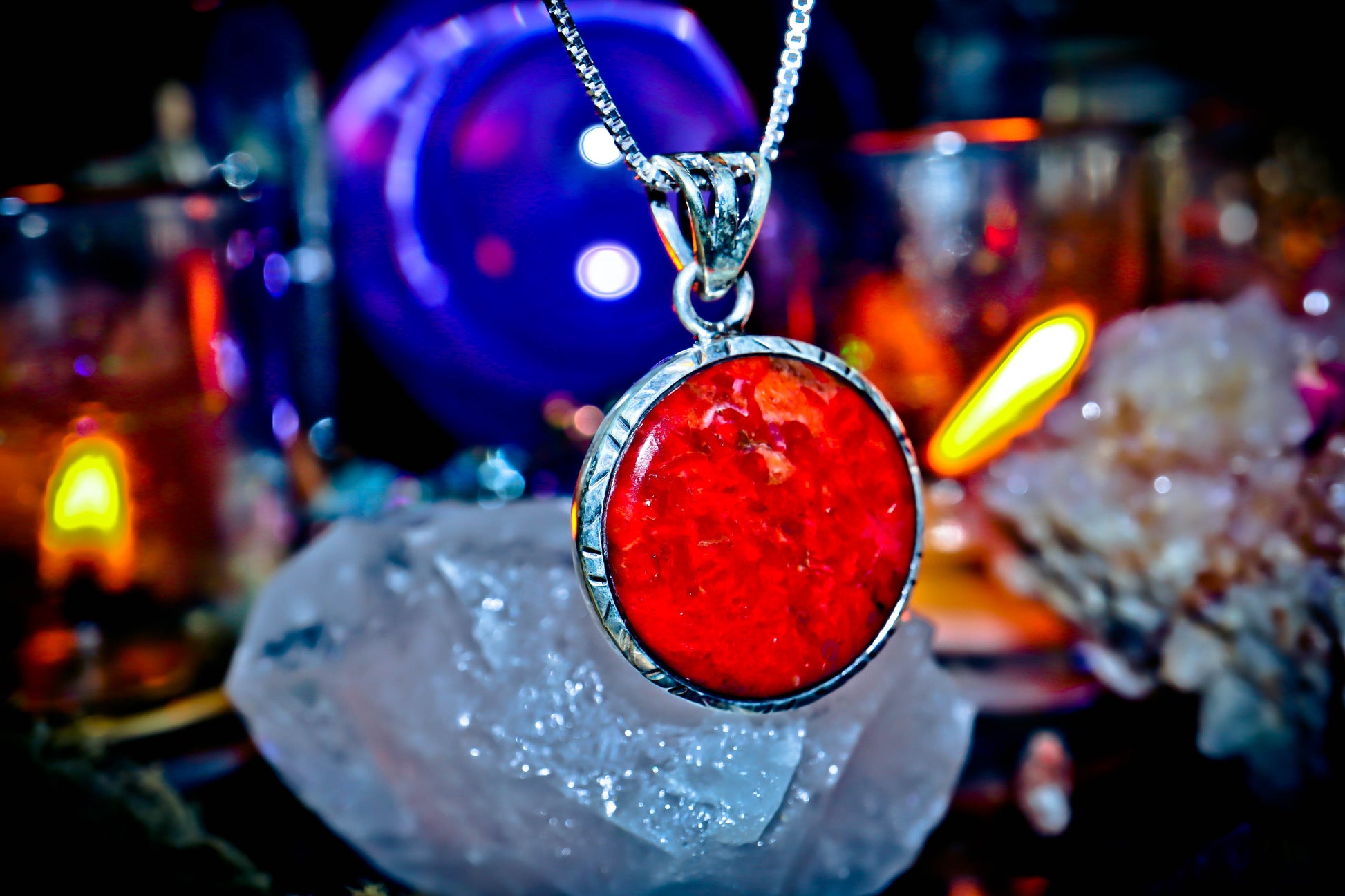 Haunted Illuminati Knights Templar Occult Wealth Djinn Genies Amulet Necklace