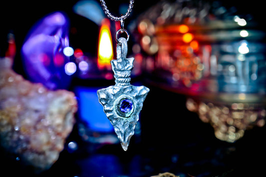 Haunted Arrow Head Talisman of Protection, Courage, Bravery Native American Shaman Spell Talisman Pendant occult