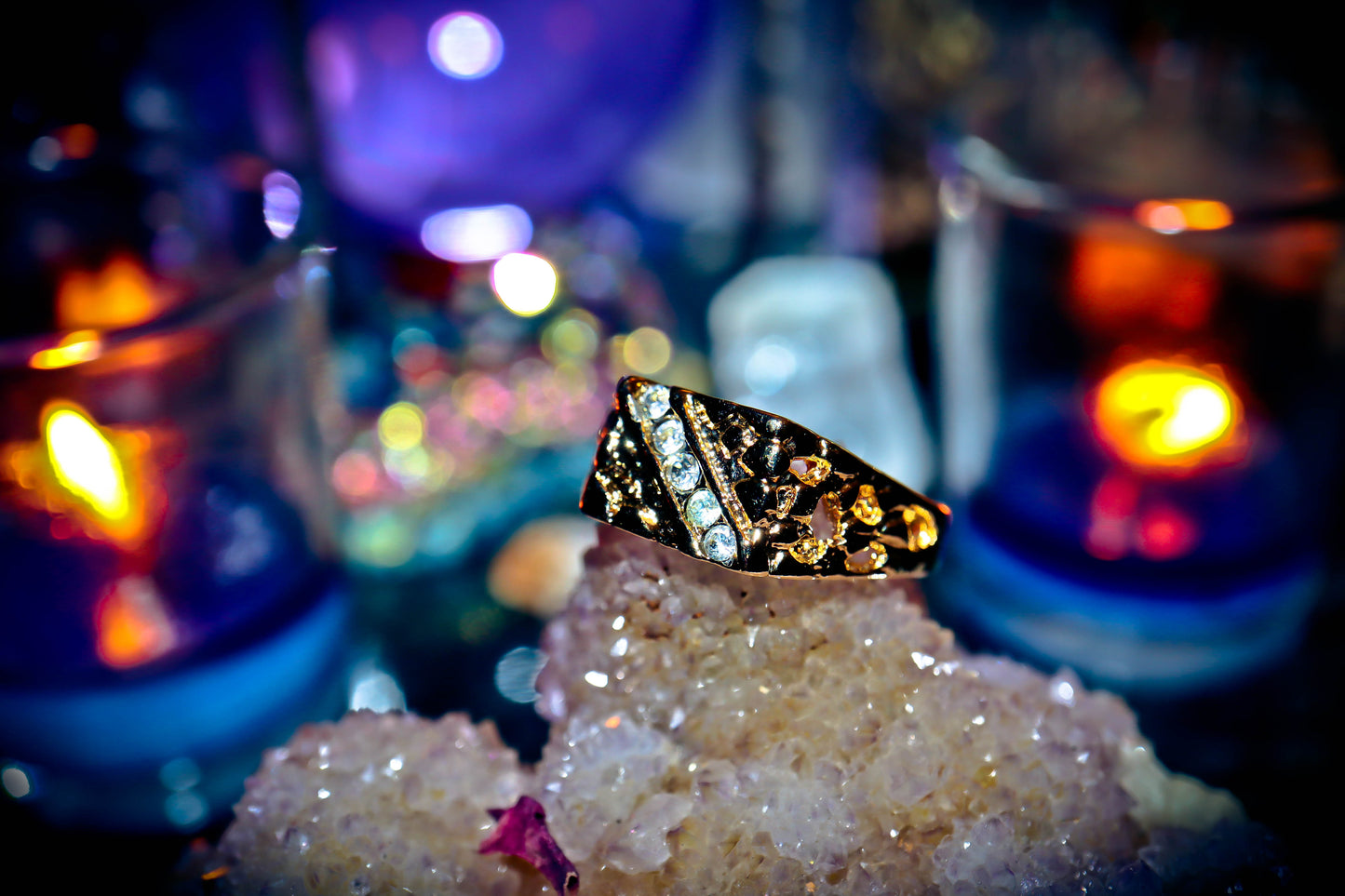 Haunted Wealth Attraction Spell Ring Djinn