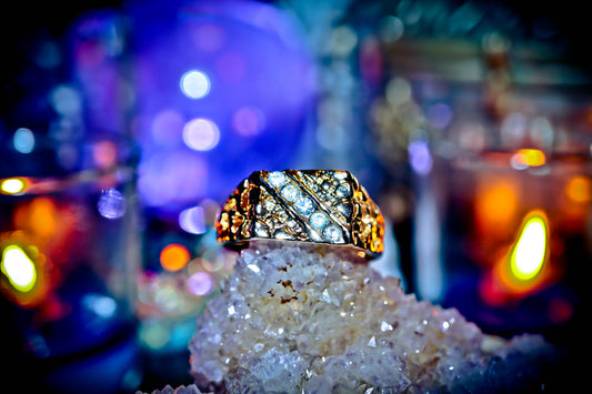 Haunted Wealth Attraction Spell Ring Midas