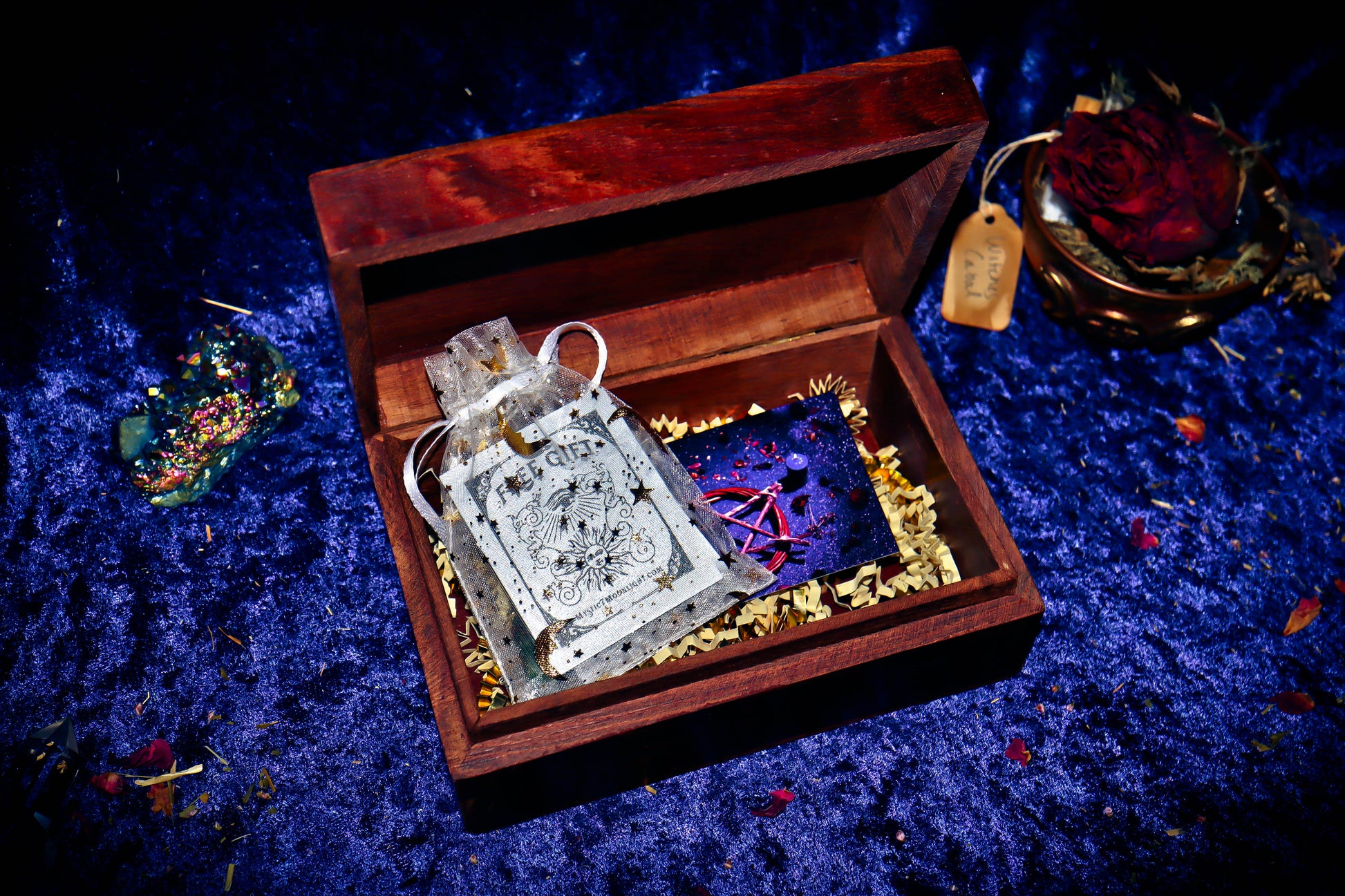 Haunted Witchcraft Ritual Charging Portal Box! Amplify The Power of Any Spellcast or Spirit Item! For Djinn, Genies and Manifesting Wishes!
