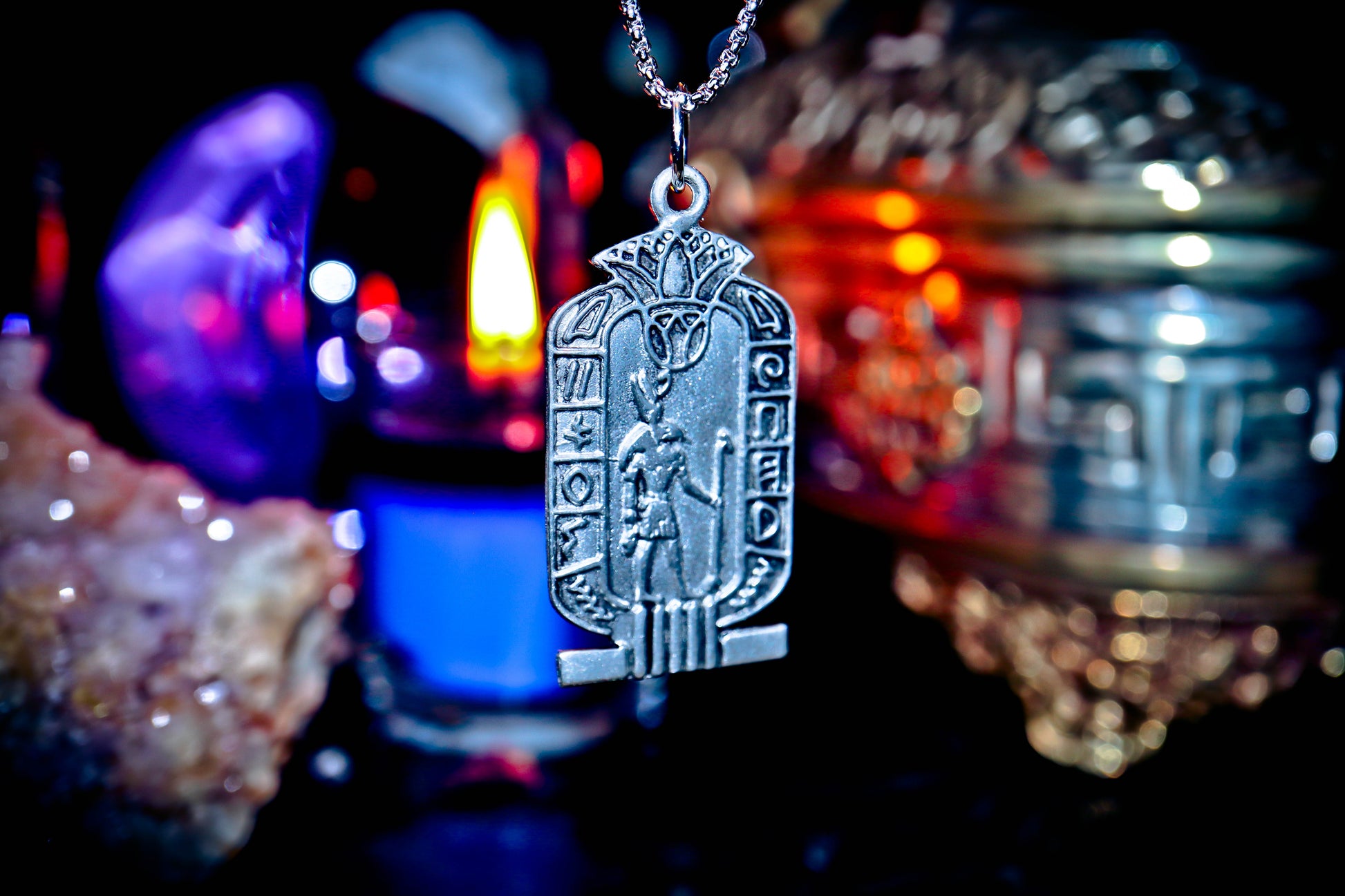 Magick Haunted Horus Egyptian Djinn Genie Amulet Witchcraft Occult New Age Jewelry Spells Spirits Egypt Magic