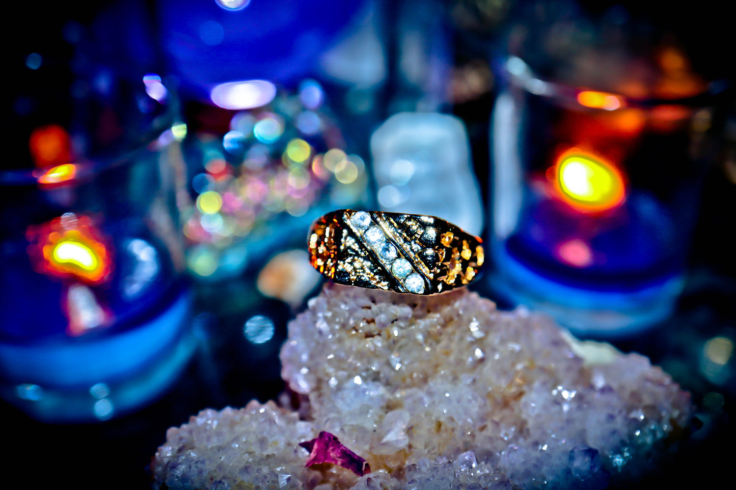 Haunted Wealth Attraction Spell Ring of Ultimate Abundance for Riches, Manifestation, Spiritual Guidance