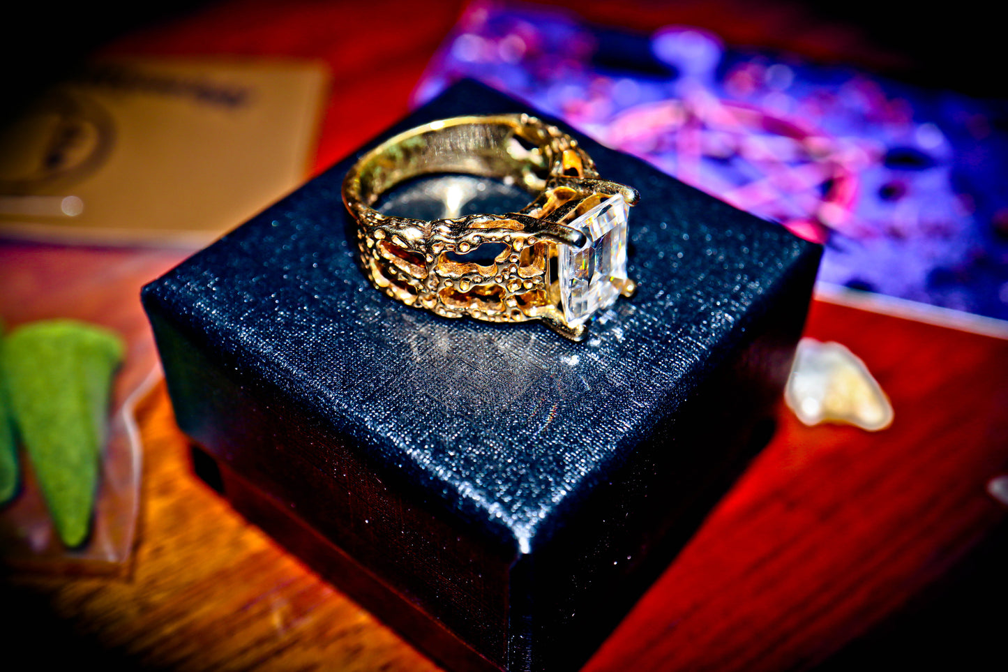 Haunted Witch Owned Ring ~ Money Blessing Spell ~ Gypsy Magick Talisman ~ FREE Incense, Jewelry Box & Charm Bag