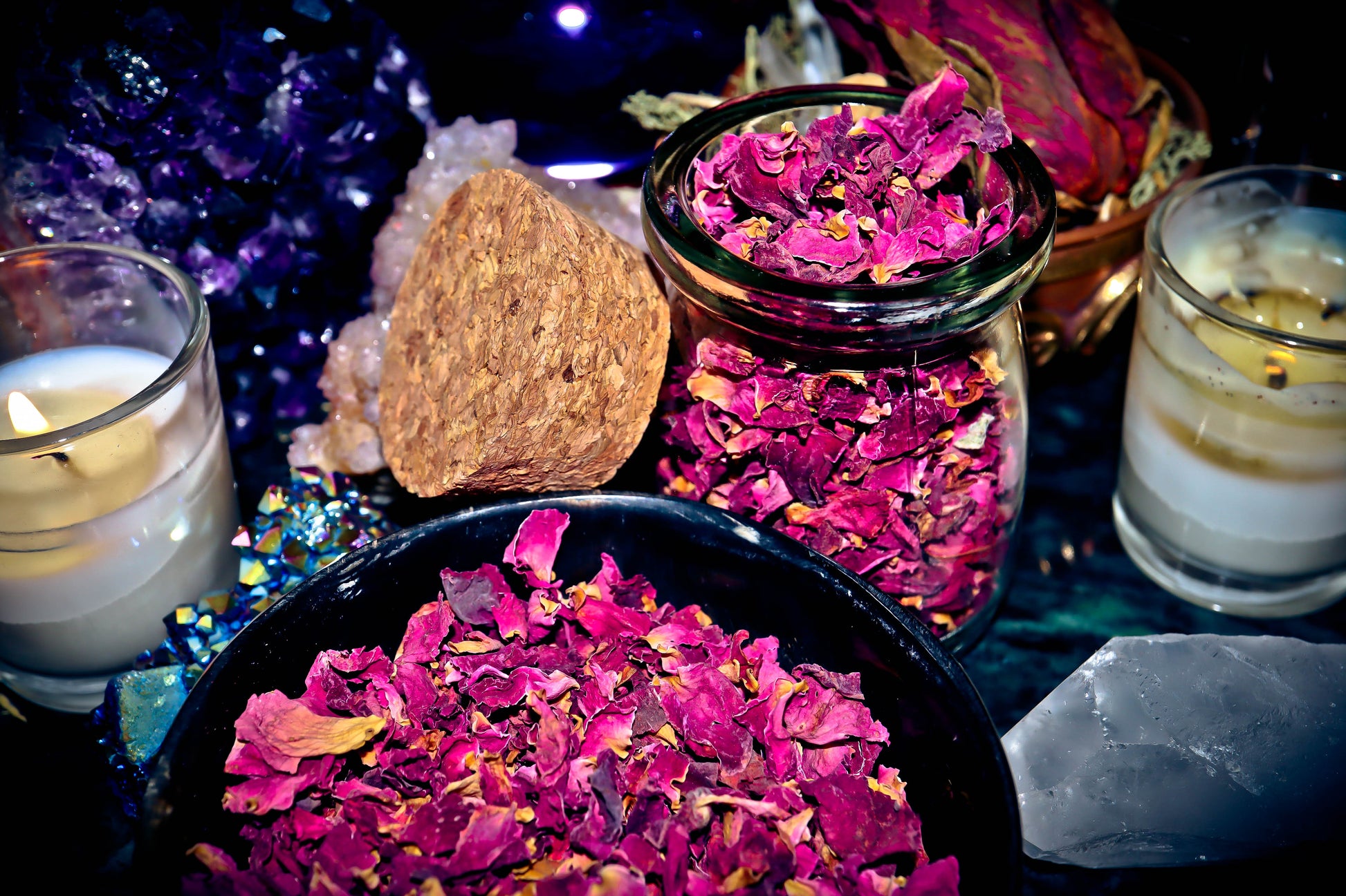 Witchcraft Love Spell Rose Petal Ritual Magical Spellcast Dried Herbs