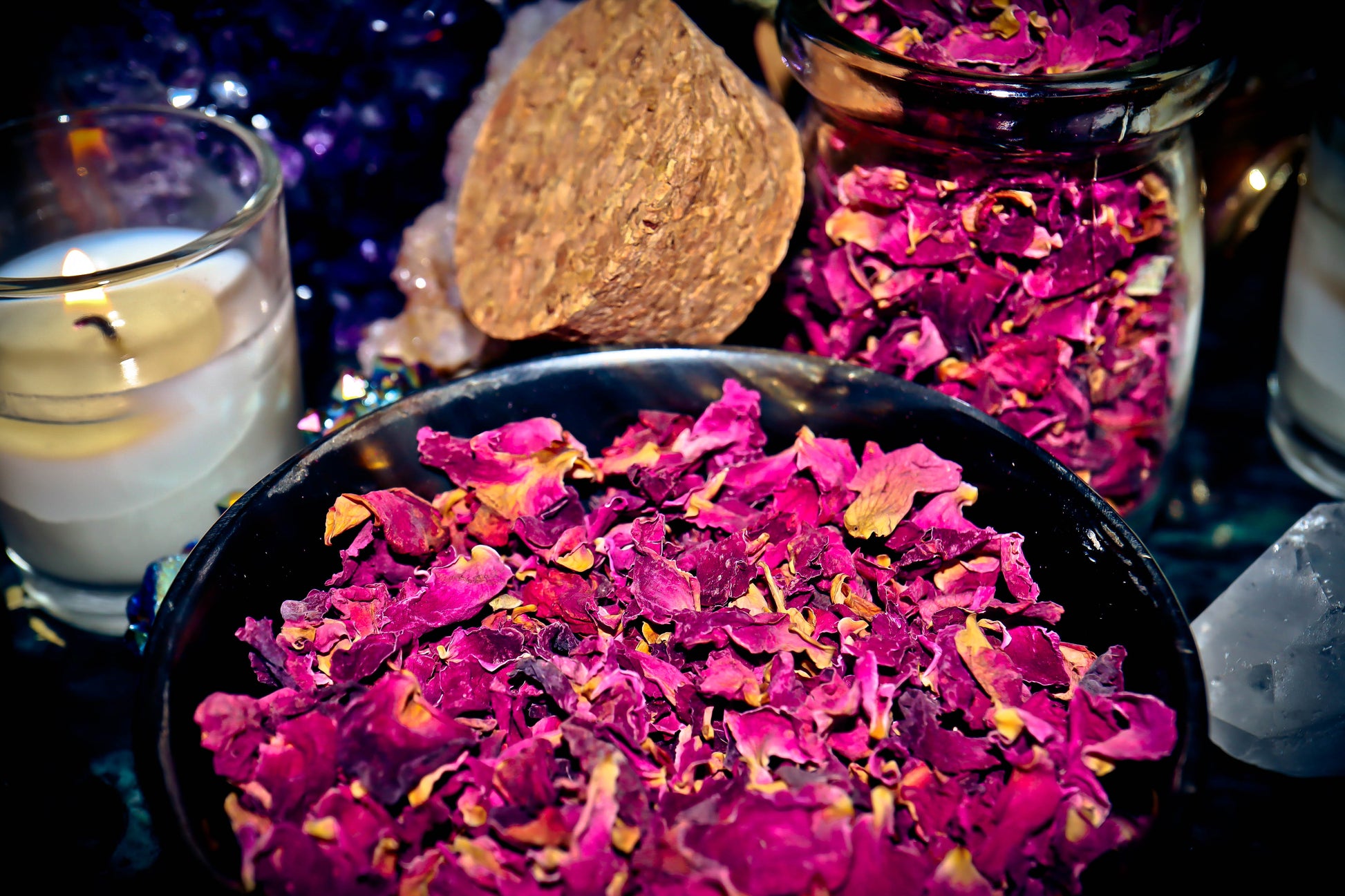 Witchcraft Love Spell Rose Petal Ritual Magical Spellcast Dried Herbs