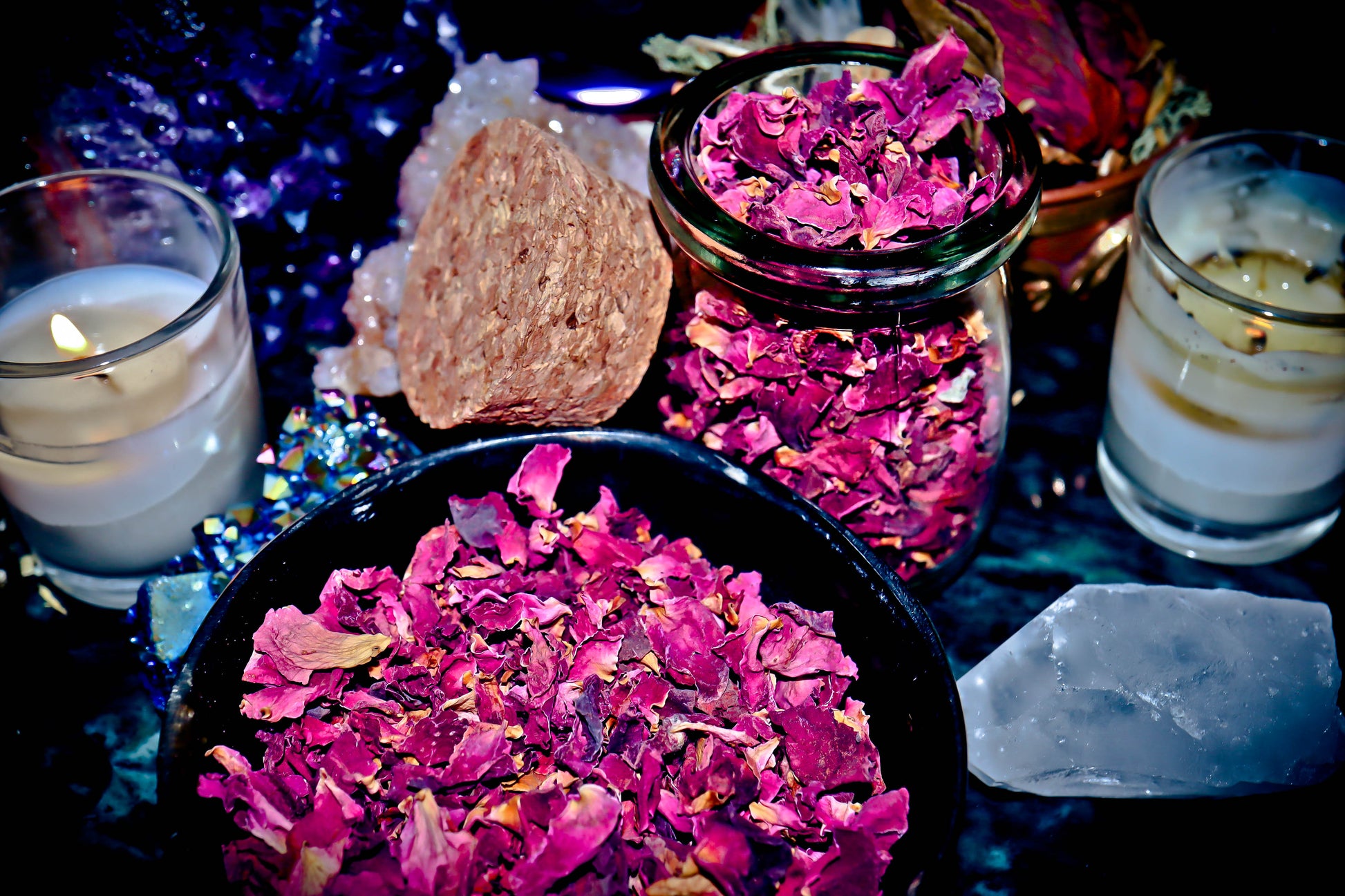 Witchcraft Love Spell Rose Petal Ritual Magic Spell Herbs