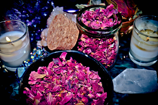 Witchcraft Love Spell Rose Petal Ritual Magic Spell Herbs