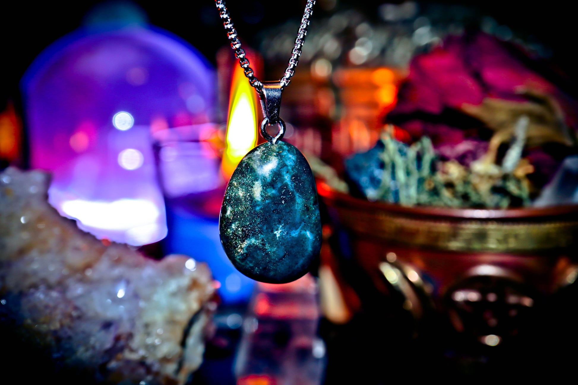 Spell Amulet MONEY LUCKY 7 Occult Elite Wealth