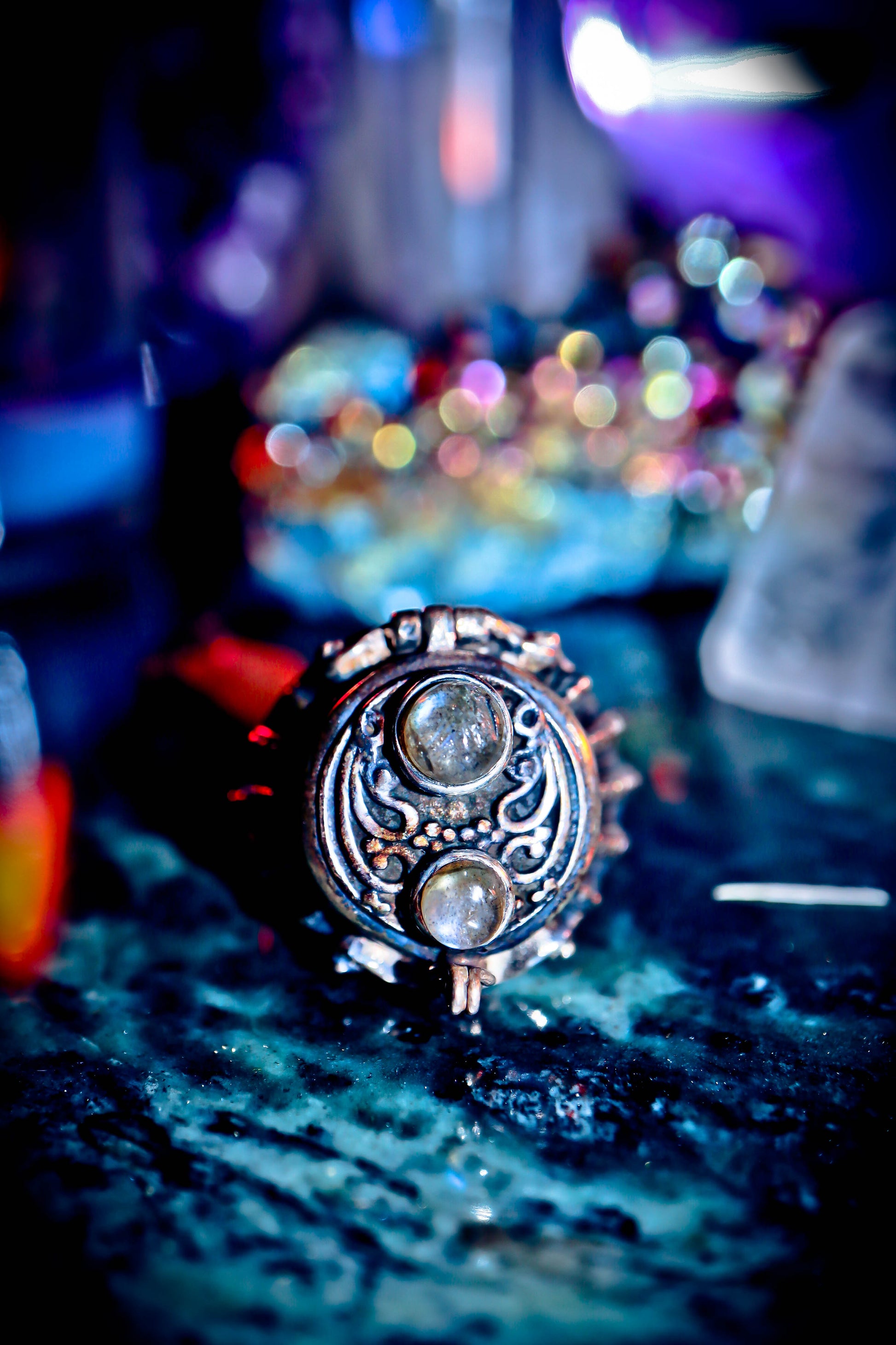 Master High Frequency Vintage Occult Secret Society Djinn Ring Witchcraft Spell Spirits