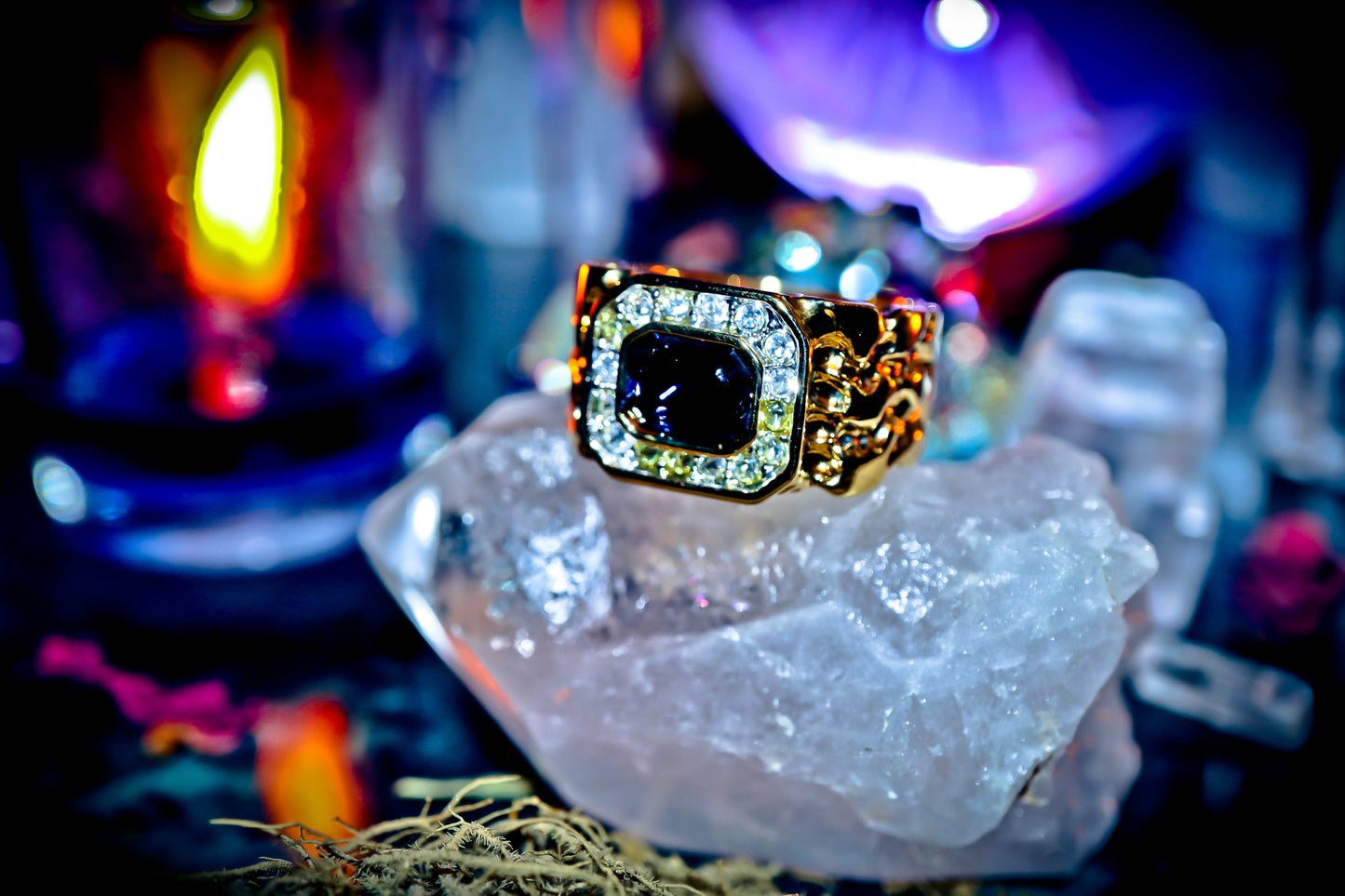 Merlin Djinn Ring Increase Intellect Boost IQ and Wealth