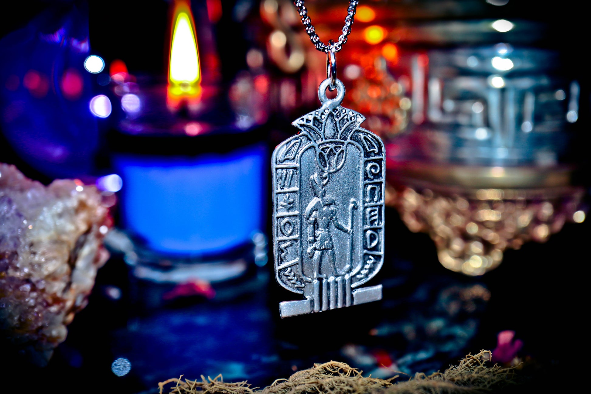Haunted Horus Egyptian Djinn Genie Amulet Witchcraft Occult New Age Jewelry Spells Spirits