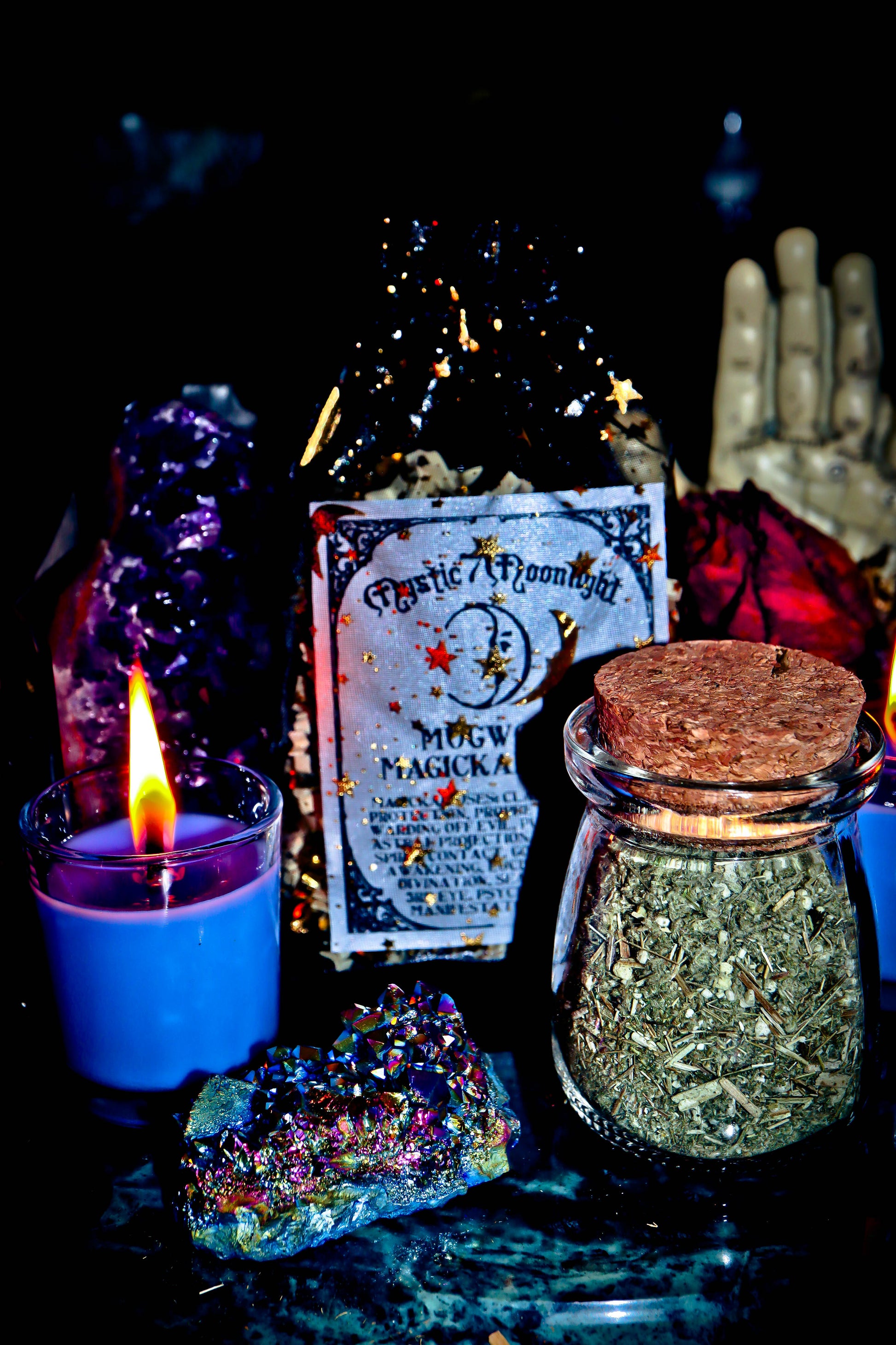 Mugwort Magical Ritual Spell Herb for 3rd Eye Awakening, Djinn Spirit offering Apothecary!