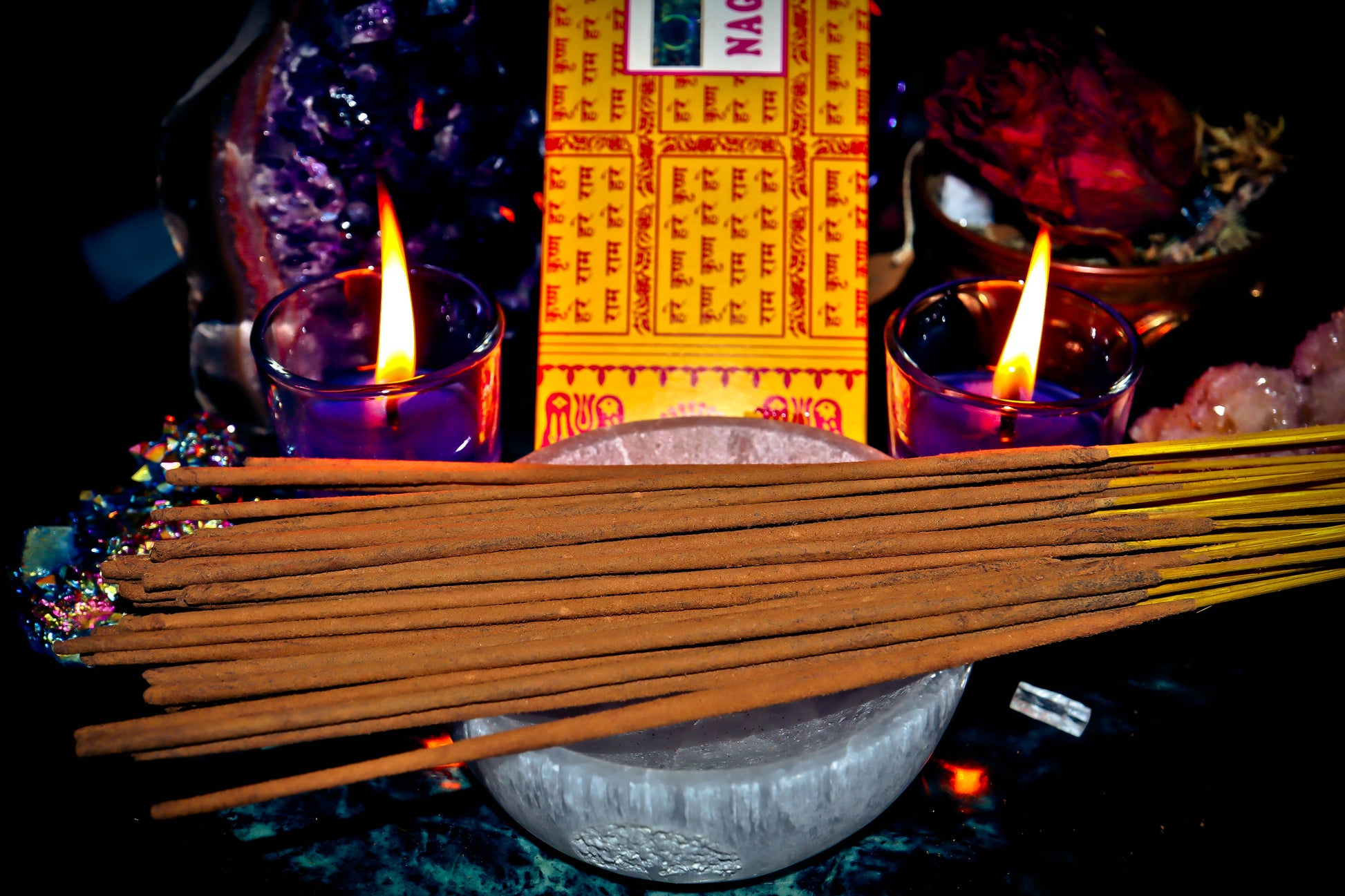 Witchcraft Incense Bundle! Nag Champa Ritual incense for Djinn Genies Dragons Angels Faerie Spirits!