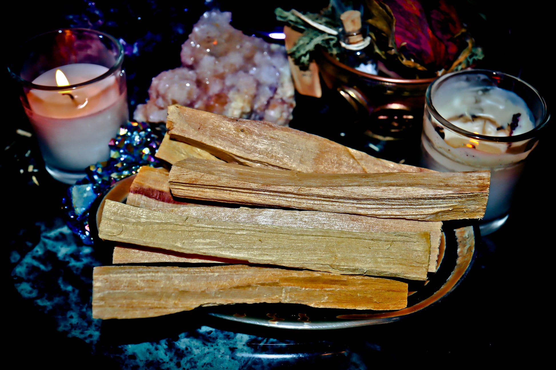 PALO SANTO SMUDGE WANDS Spells for Spiritual Cleansing, Banish Negative Energy!