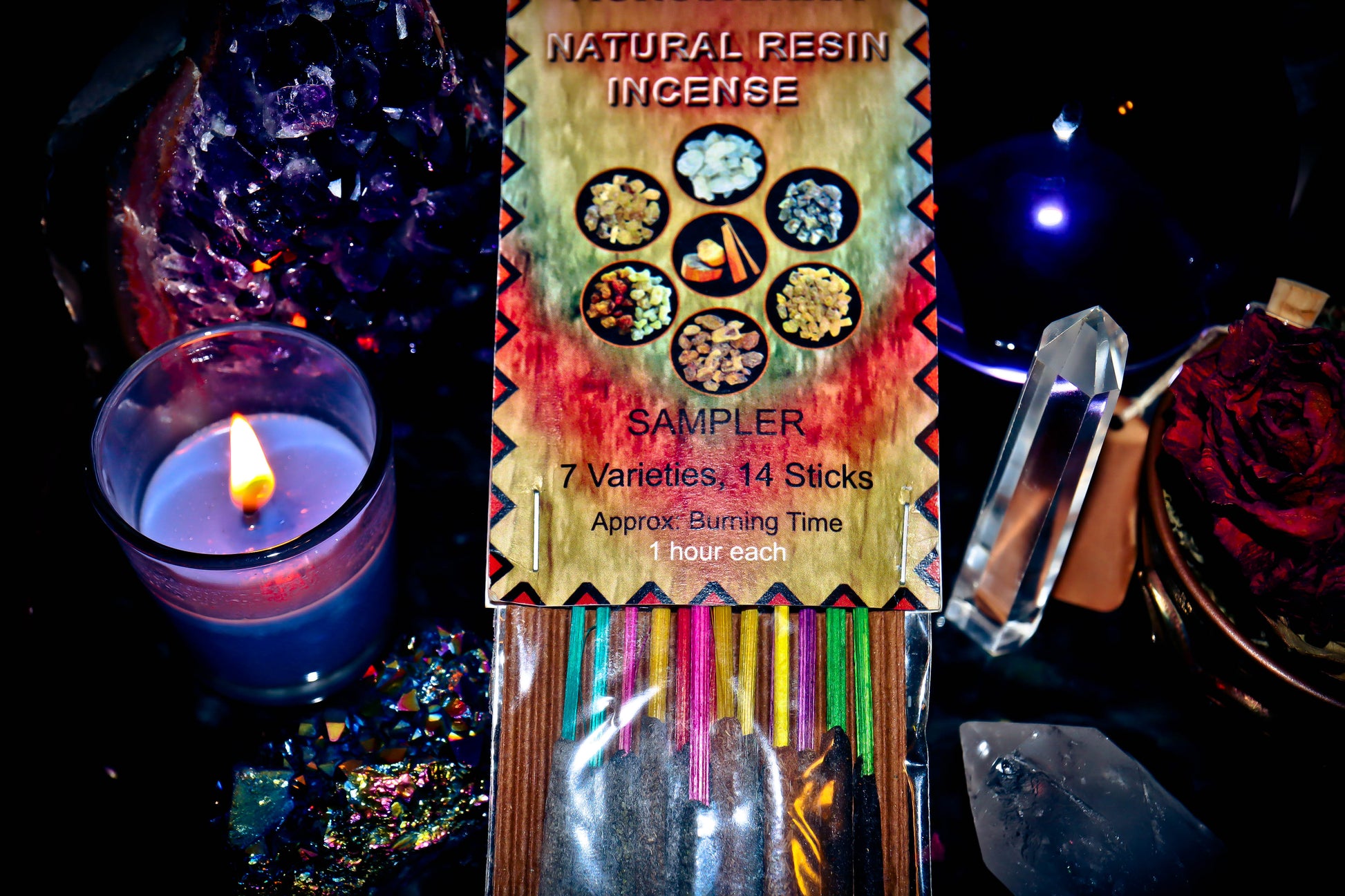 Sacred Witchcraft gift set of incense bundle, spell cast with love to Boost Magick and Riches in your Life
