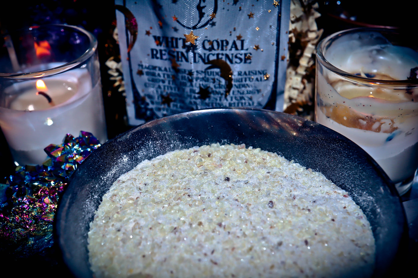 WHITE COPAL RESIN Incense ~ Herb Spells for Raising Vibrations, Purification, and Spiritual Connection!