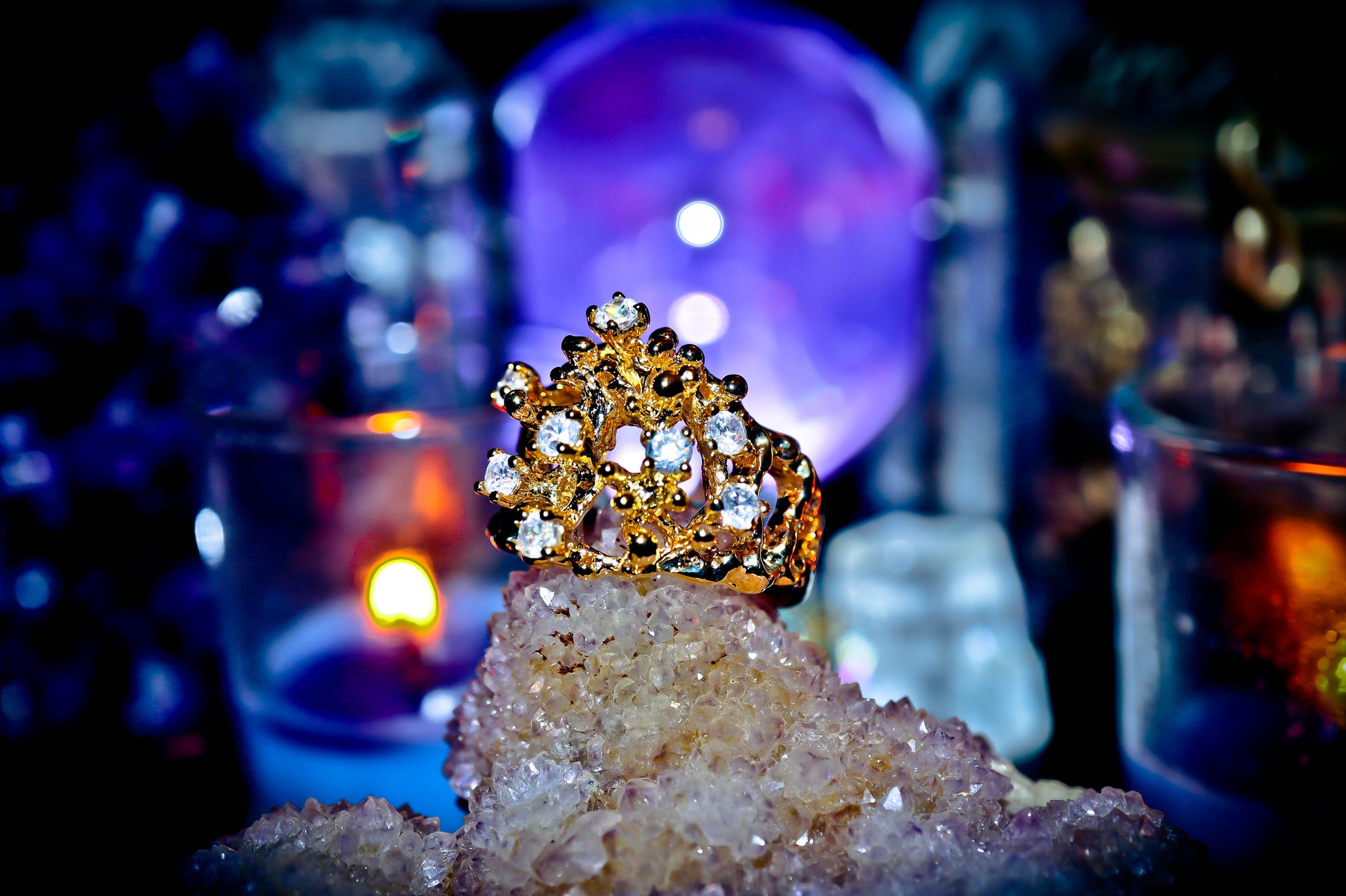 Luck of the Faeries - Wealth Good Luck and Abundance Witchcraft Spell Genie Ring