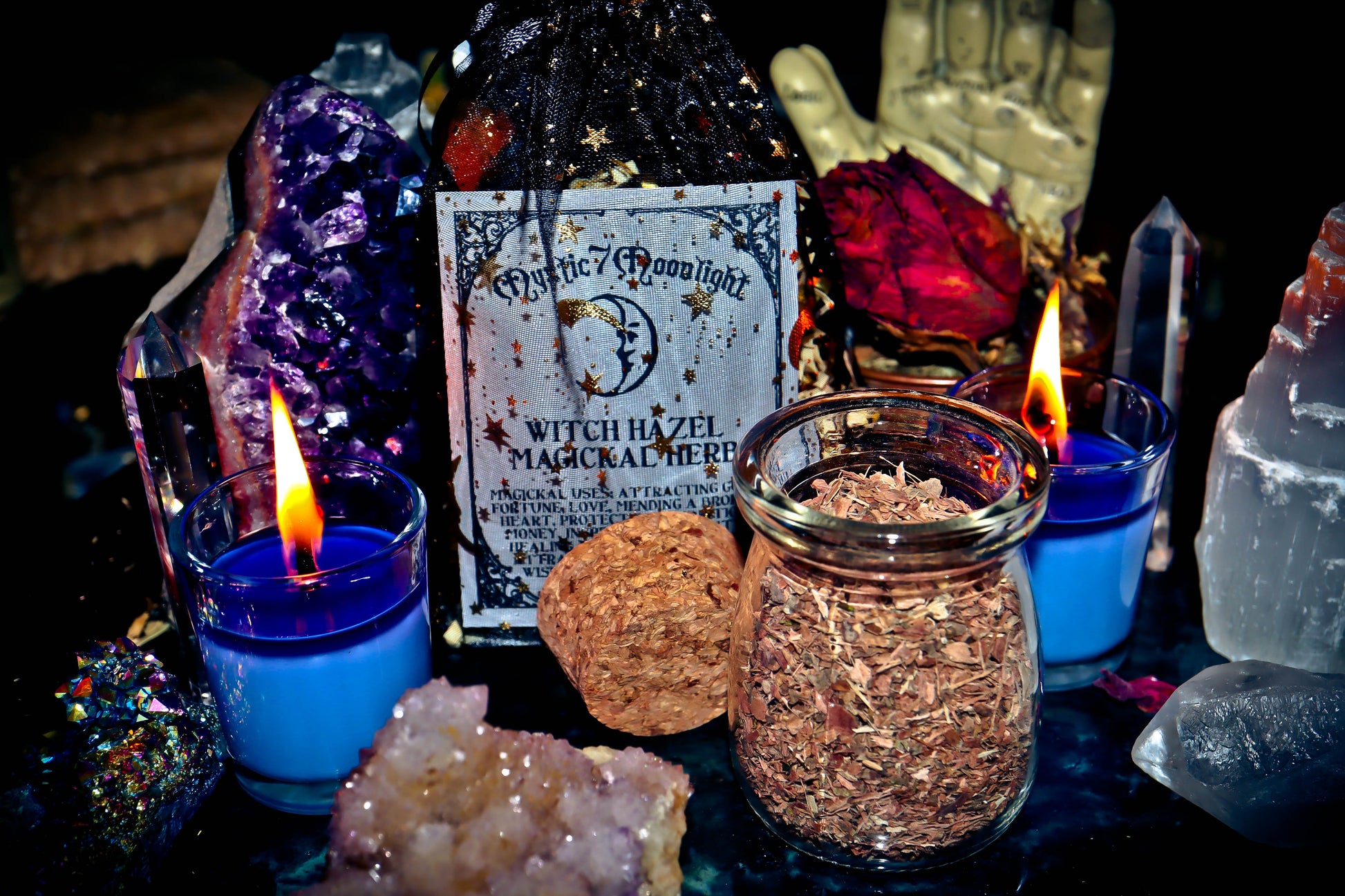 Witch Hazel Bark Magick Ritual Herbal Spells Spirit offering ~ Boost IQ and Wisdom, Psychic Abilities, 3rd eye!