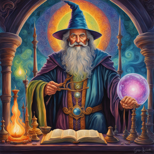 Boost IQ Wisdom Wealth Spell Alchemist Genie Warlock Ring