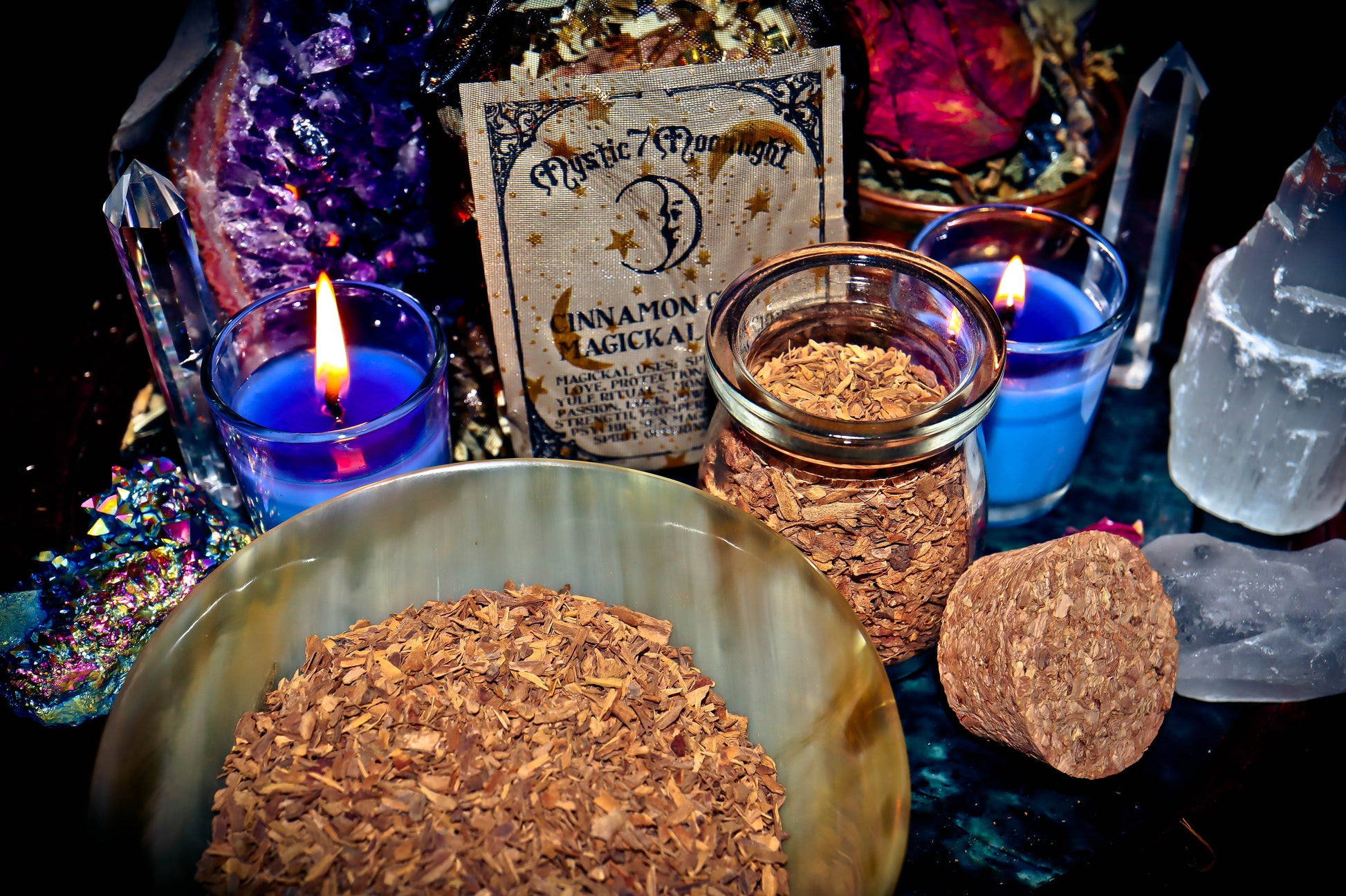 Sweet Cinnamon Magick Spice Ritual Herbs for Money Drawing & Wealth, Strength, Prosperity & More!